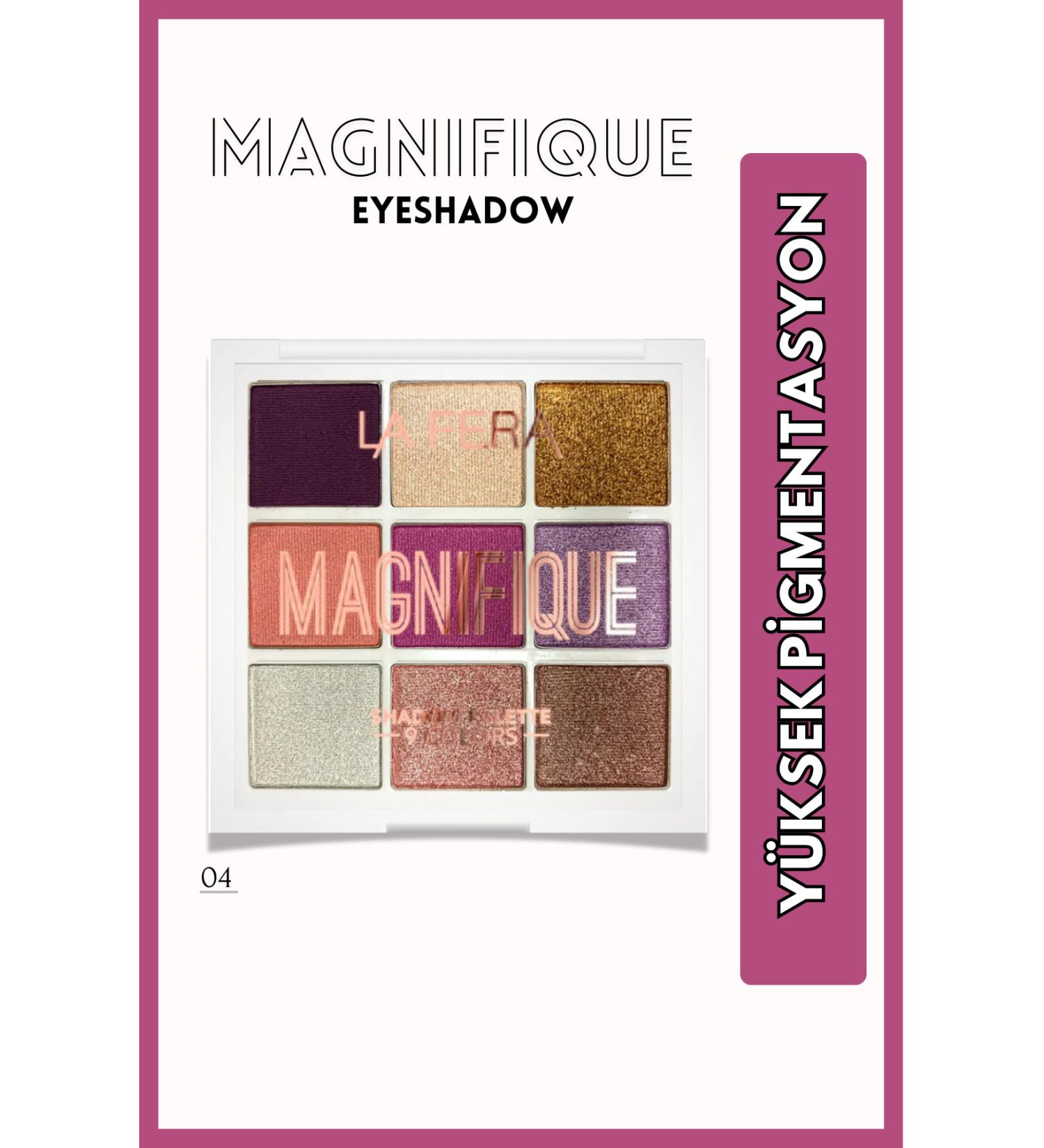 La Fera Magnifique 9-Piece Eyeshadow Palette - 4