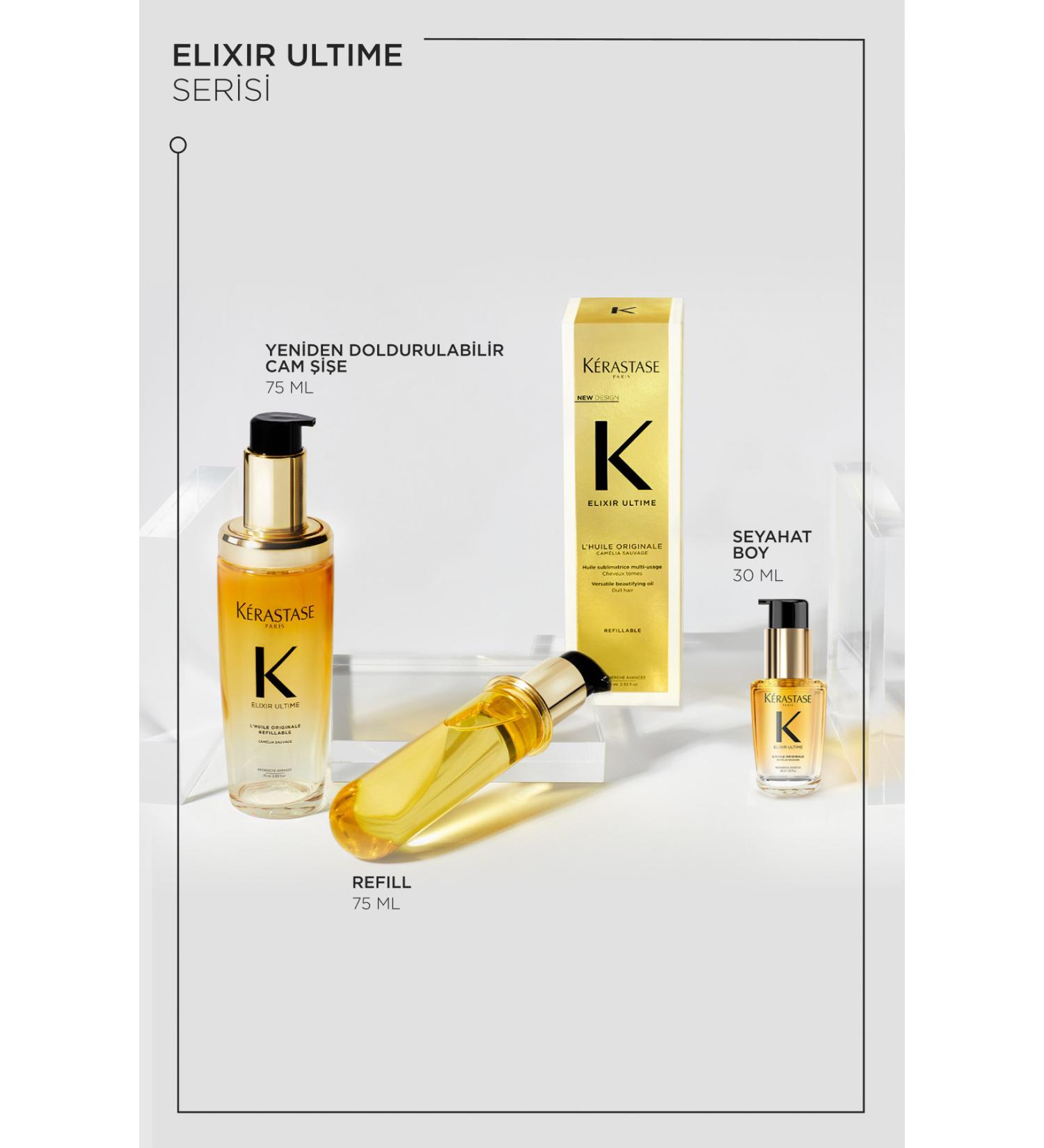 Kerastase Hair Care Oil Refill 75 ml which Offers Softness and Nourishment to All Hair Types Demb.1055 - Buy Online on GoSupps.com