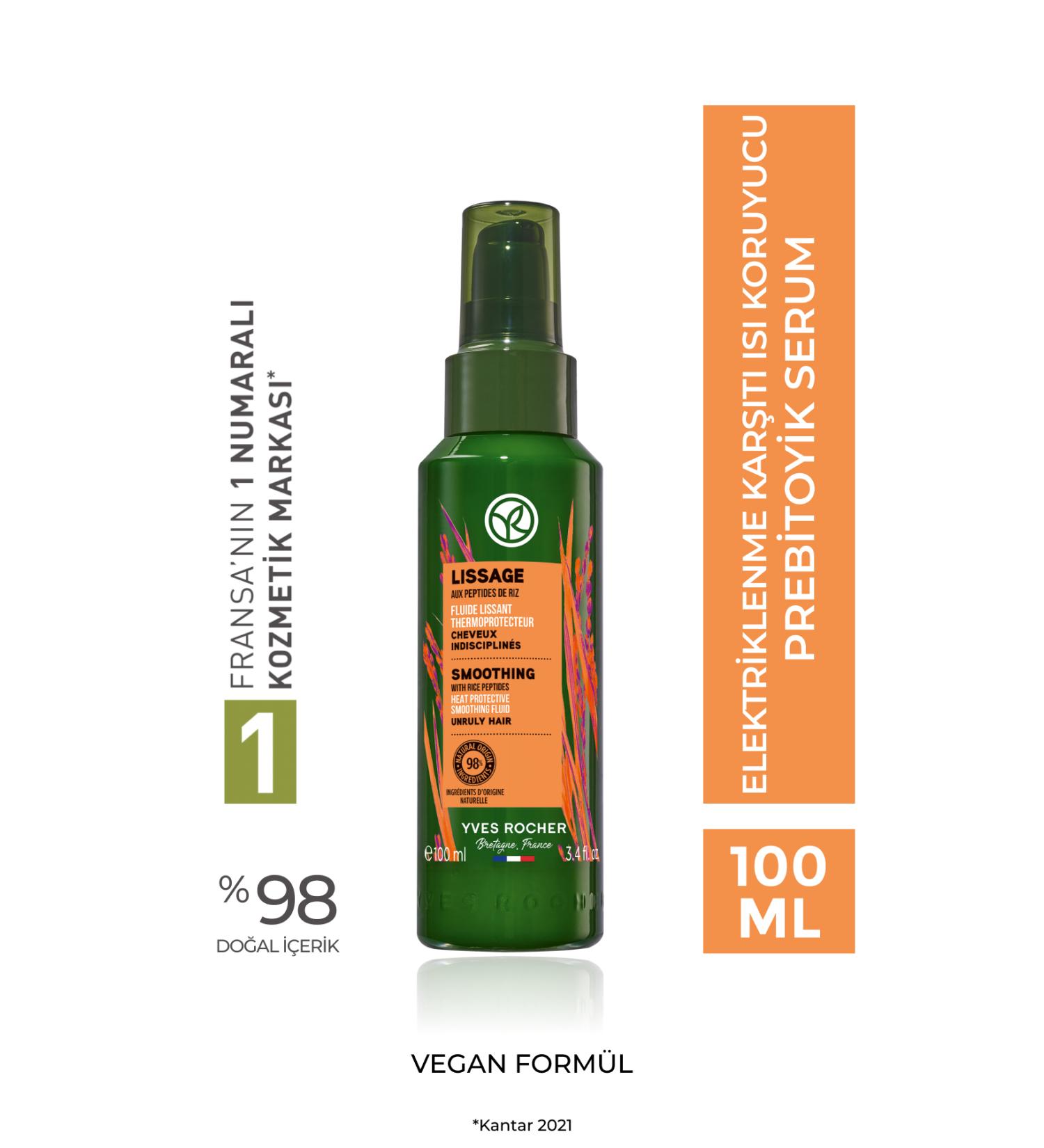 Yves Rocher Heat Protection Prebiotic Serum - Frizzy Hair / Lissage-100 ml-95234 - Buy Online on GoSupps.com