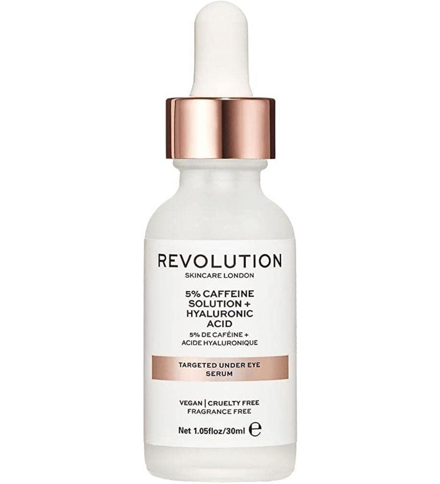 Revolution Skincare-Caffeine and Hyaluronic Acid Moisturizing Smoothing Serum for Under Eyes eleg.1239