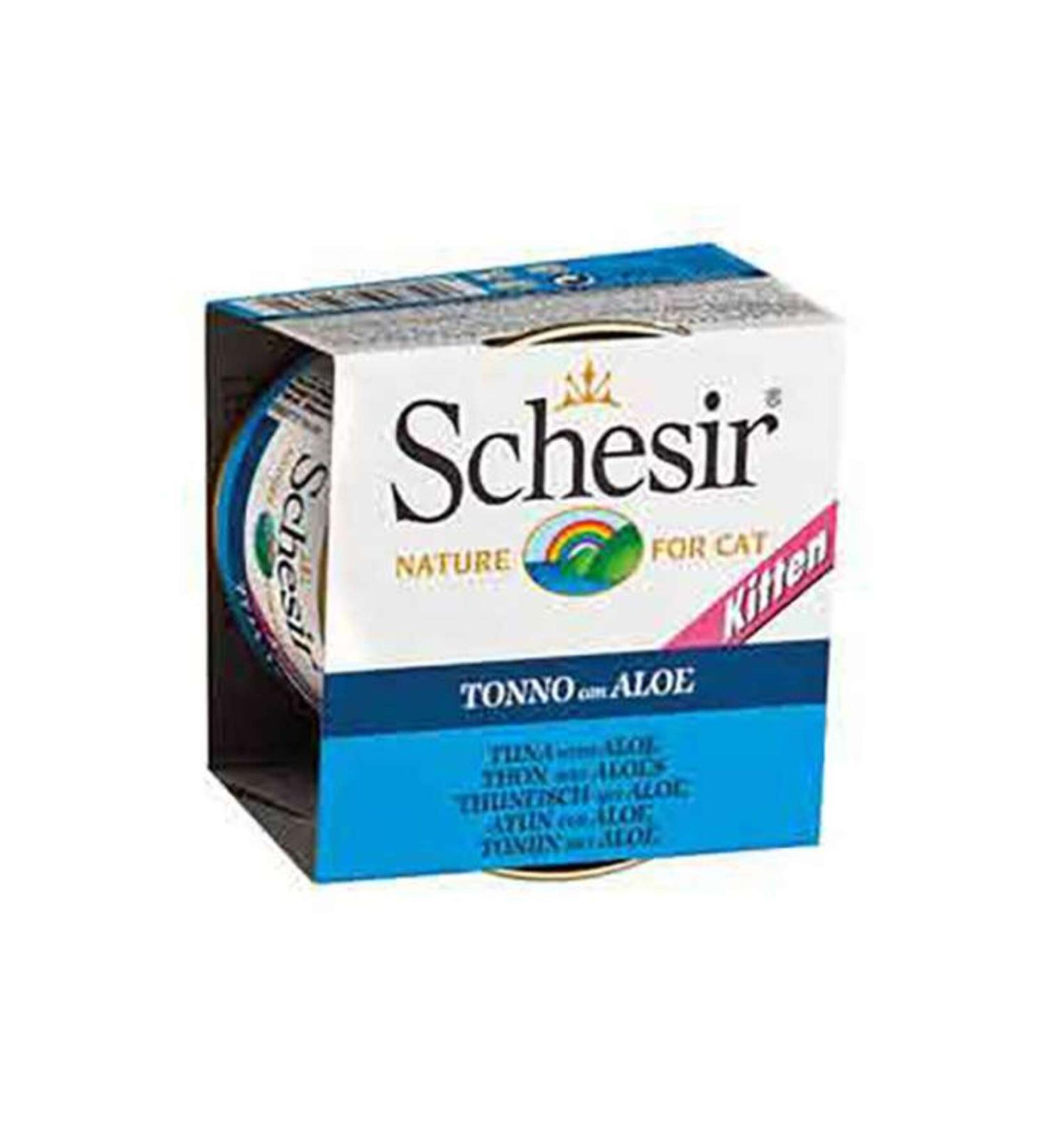 Astra Market Schesir Kitten Canned Tuna and Aloe Vera Kitten Food 85 gr - Lisinya