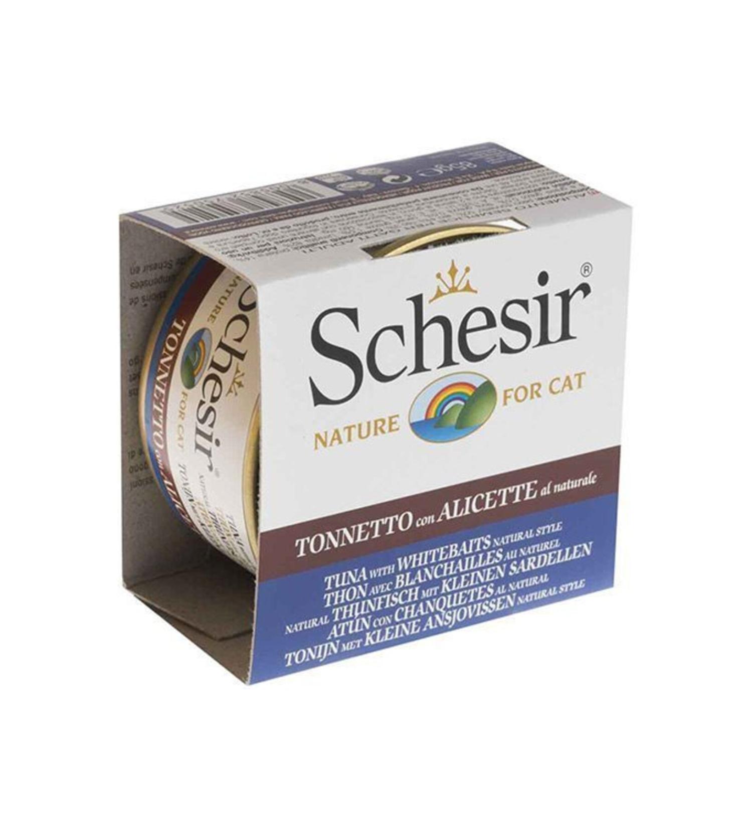 Astra Market Schesir Natural Cat Canned Food with Tuna Herring and Rice 85 Gr - Lisinya