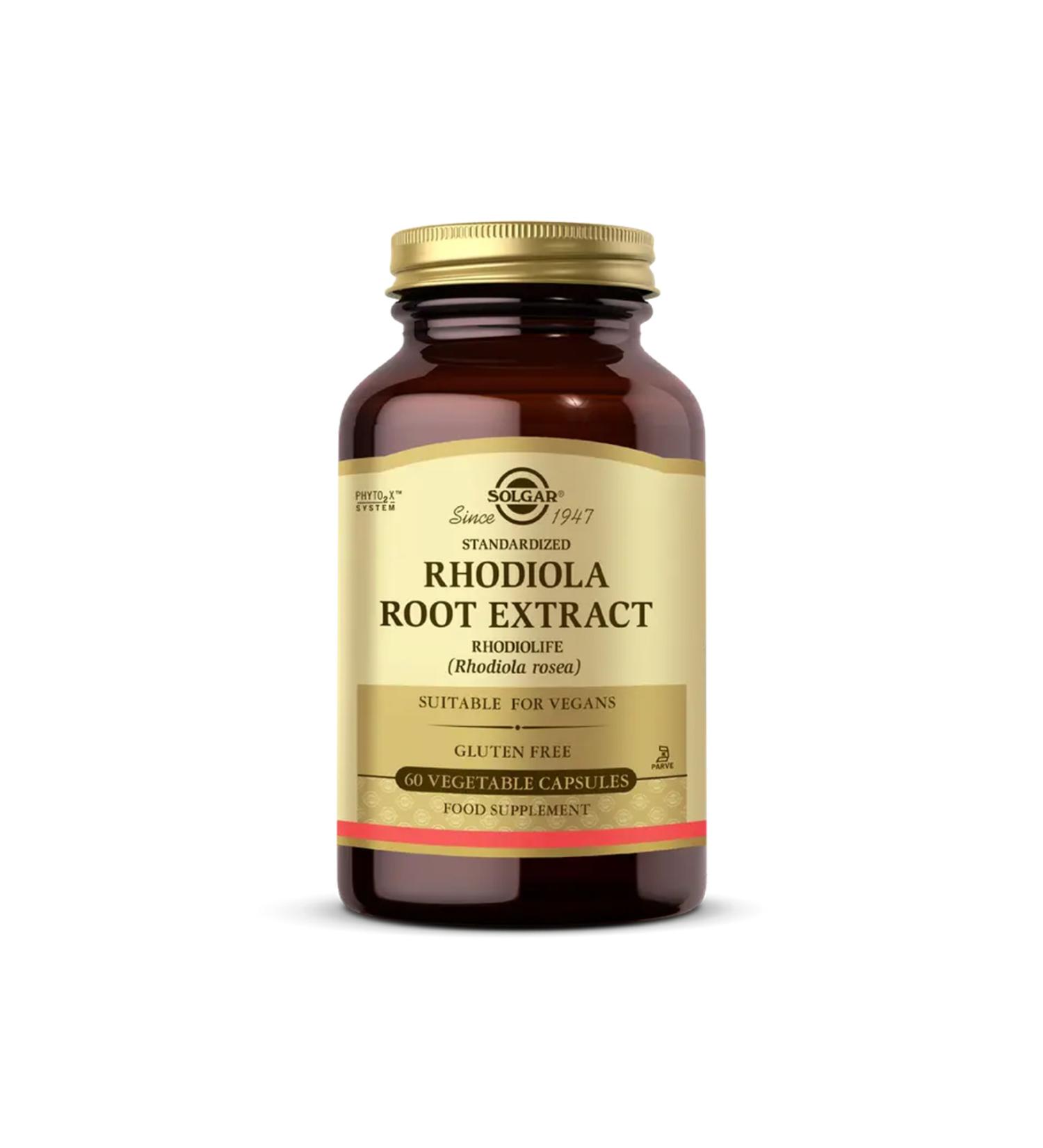 Solgar Rhodiola Root Extract 60 Capsules