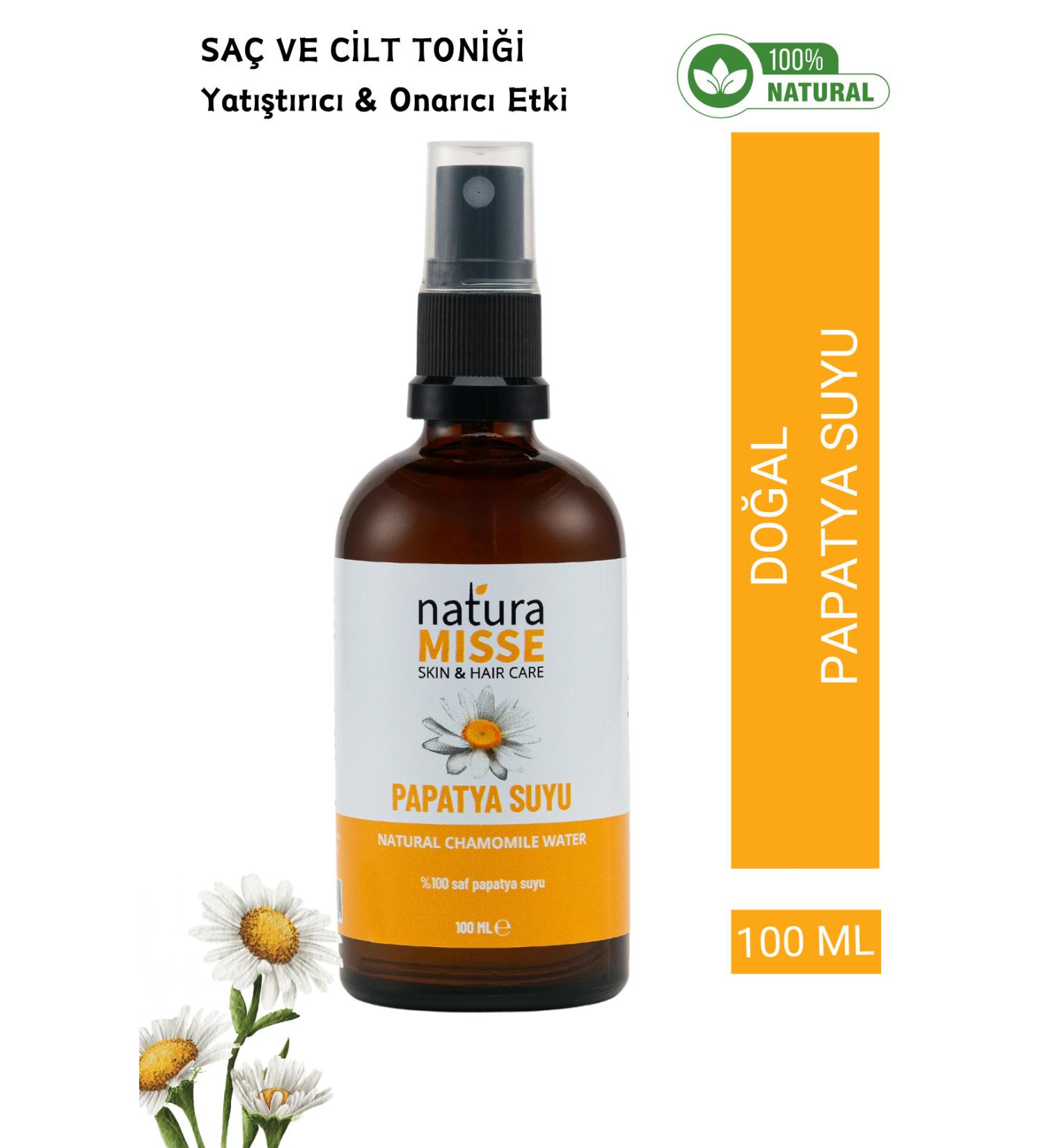 naturamisse Chamomile Water 100 ml Tonic Chamomile Water Skin Brightening Revitalizing Repairing Tonic - Buy Online on GoSupps.com