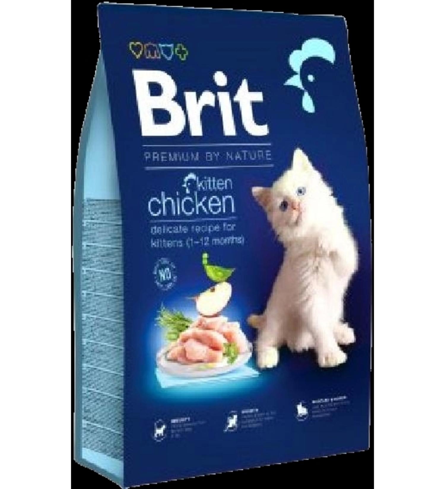 Brit Premium By Nature Kitten Chicken Kitten Cat Food 8 Kg