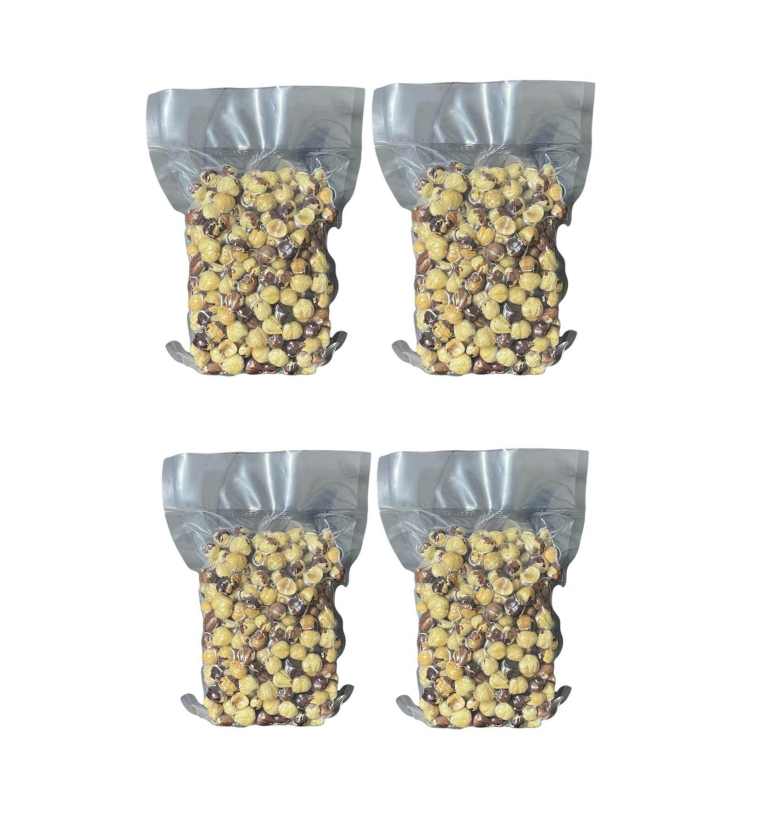 Sayim Cevizcilik Roasted Hazelnut Kernels New Crop Partially Skinned (4x250 gr)