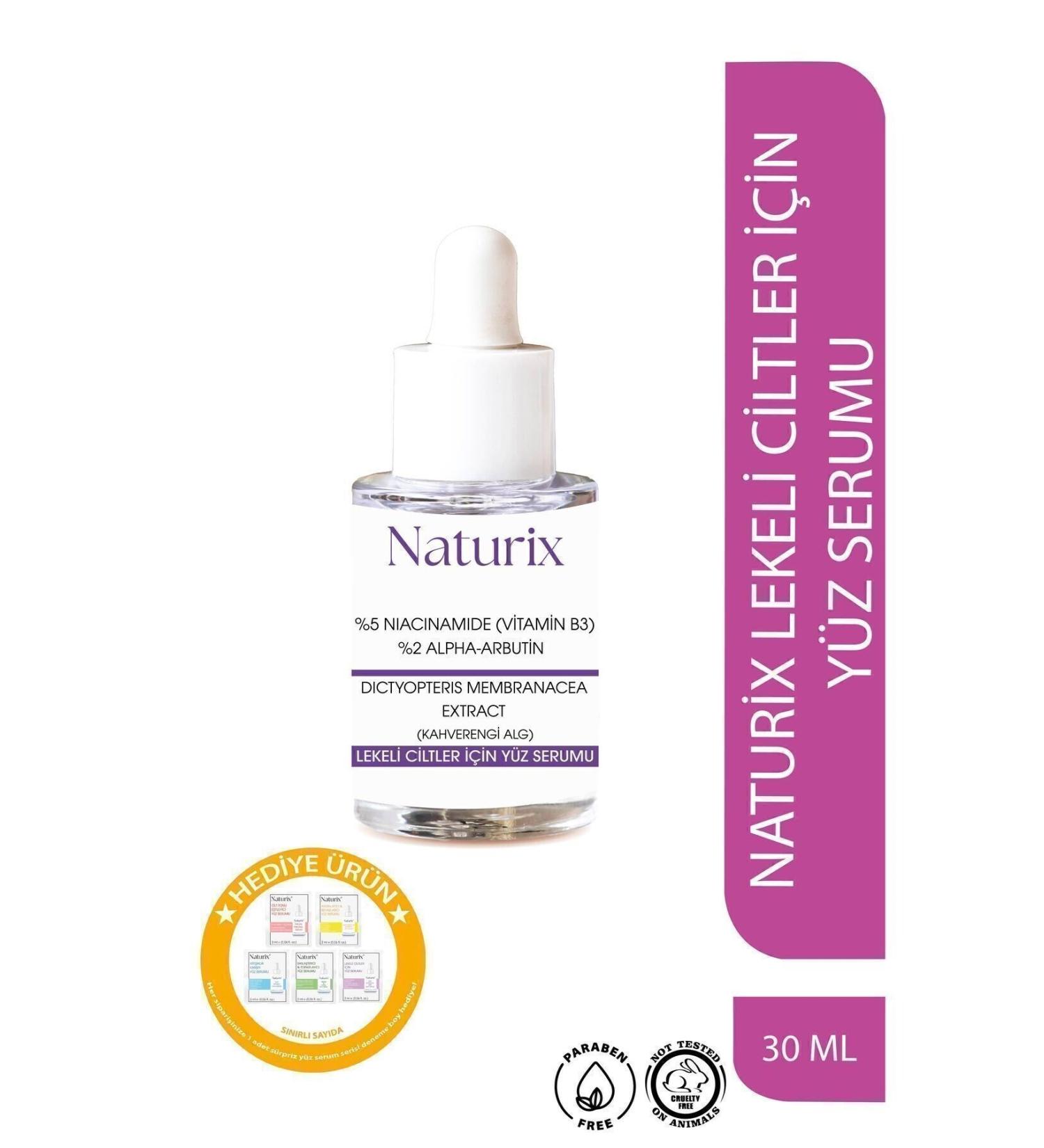 Naturix Anti-Blemish Face Serum 5% Niacinamide 2% Alpha-arbutin 30 ml