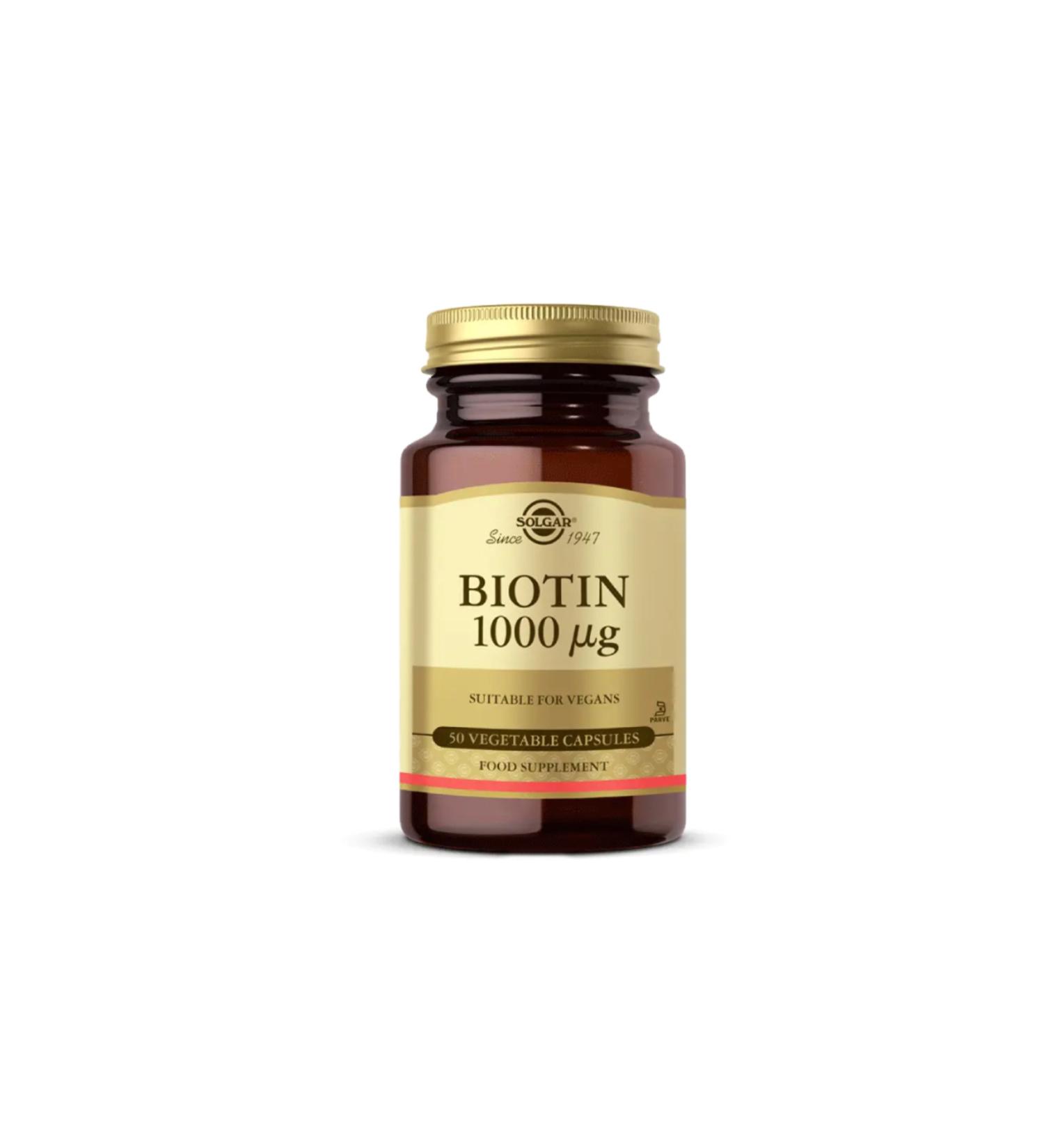 Solgar Biotin 1000 Mg 50 Capsules