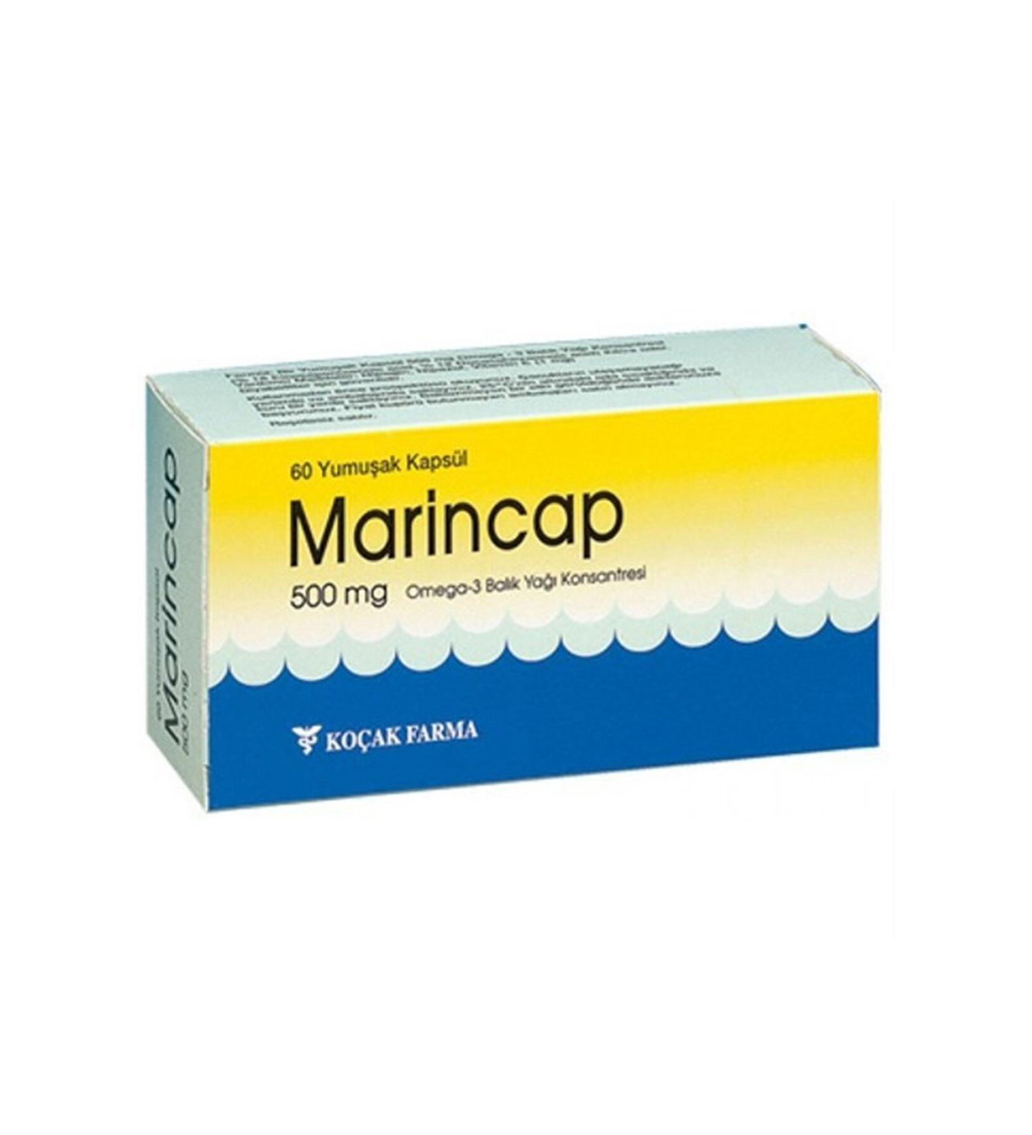 Marincap Omega-3 500 Mg 60 Capsules