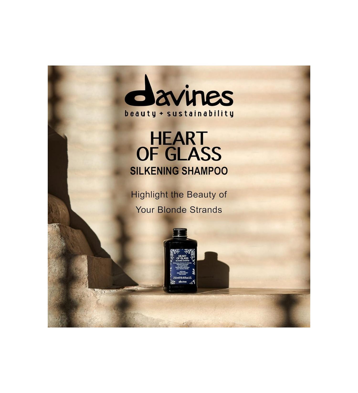 Davines HEART OF GLASS blonde tone adjusting shampoo 250 ml SEVGILIGUL-HOG5