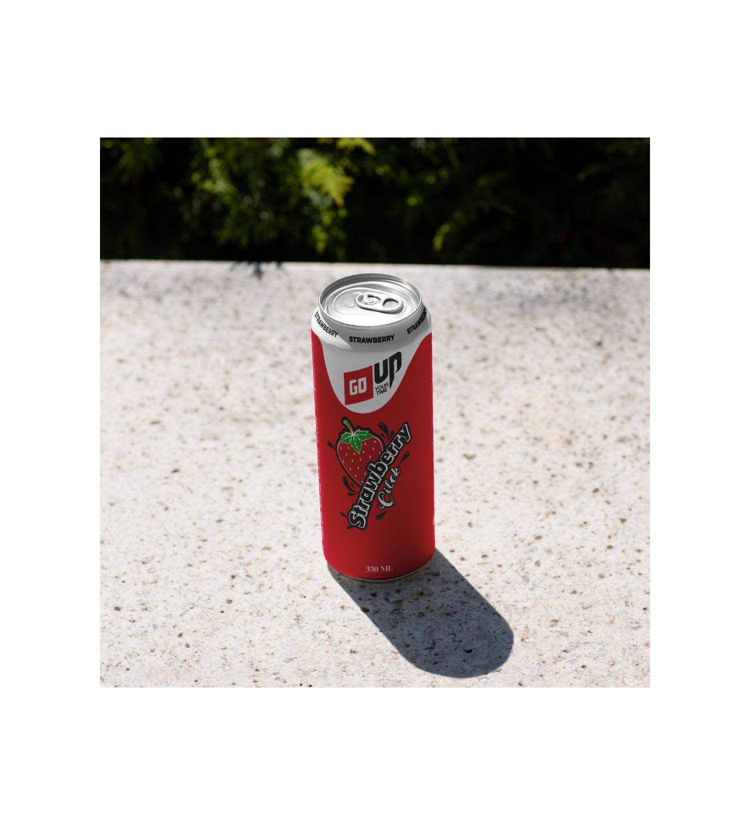 GoUp 24 Strawberry Flavored Carbonated Drink