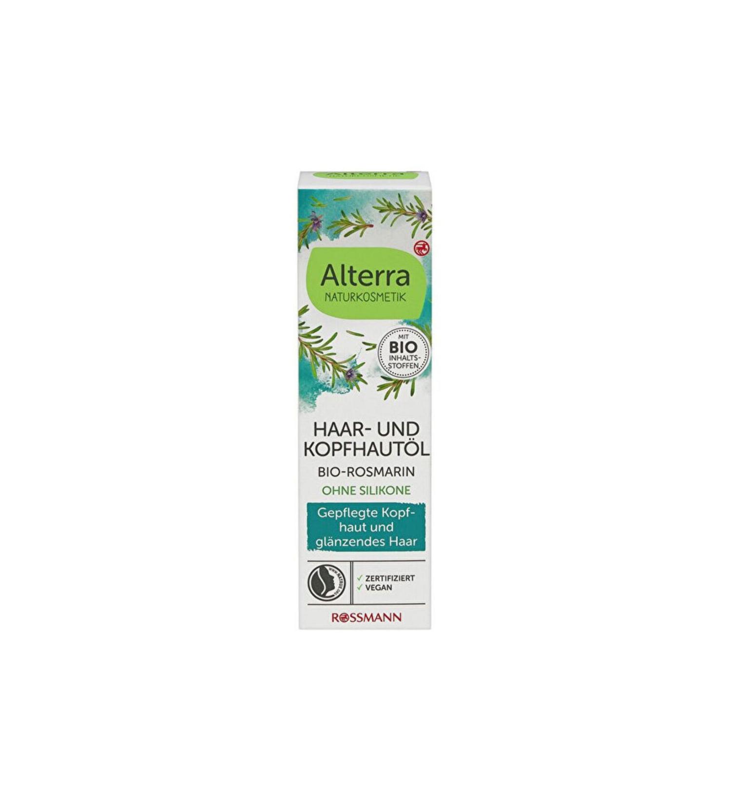 Alterra Hair Oil Rosemary 50 ml - Buy Online on GoSupps.com