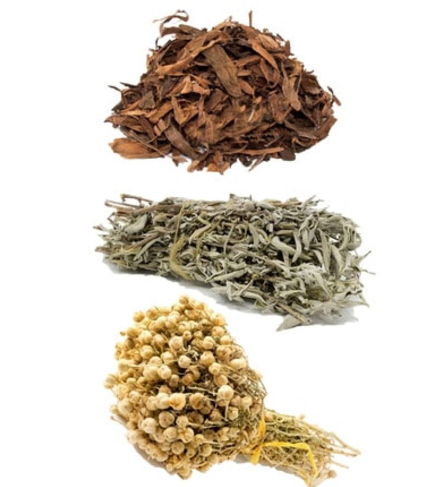 NOVAFACE STD Sage Bunch Frankincense Harmal Herb Vineyard Plant Incense Set Evil Eye Set Classic