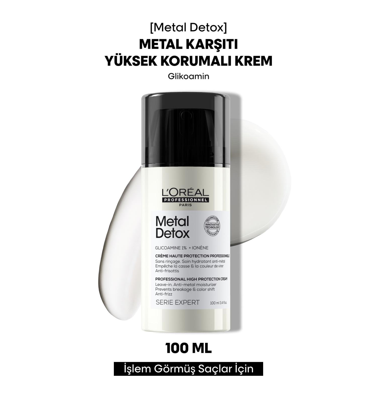 L'oreal Professionnel Serie Expert Metal Detox High Protection Cream 100ml - Buy Online on GoSupps.com