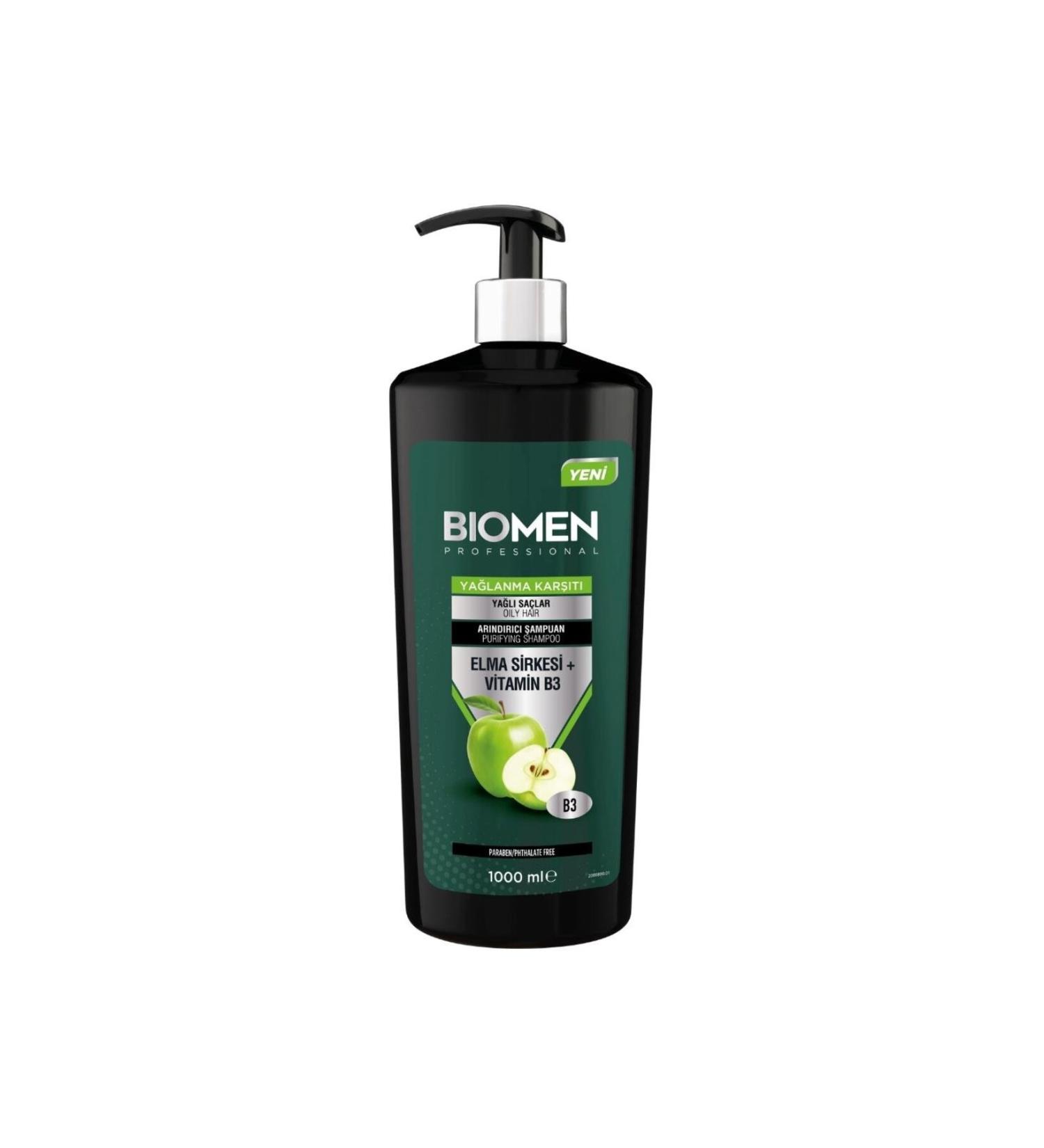 Biomen Biomen Shampoo 1000Ml. Apple Cider Vinegar + Vitamin B3