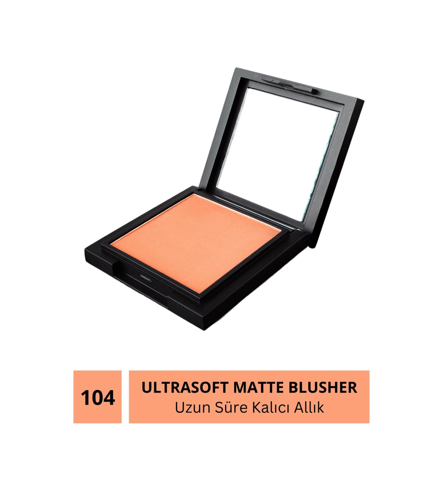 Carla Professional Make Up Matte Blush - Ultrasoft Matte Blusher - Light Pink No: 104 - Buy Online on GoSupps.com