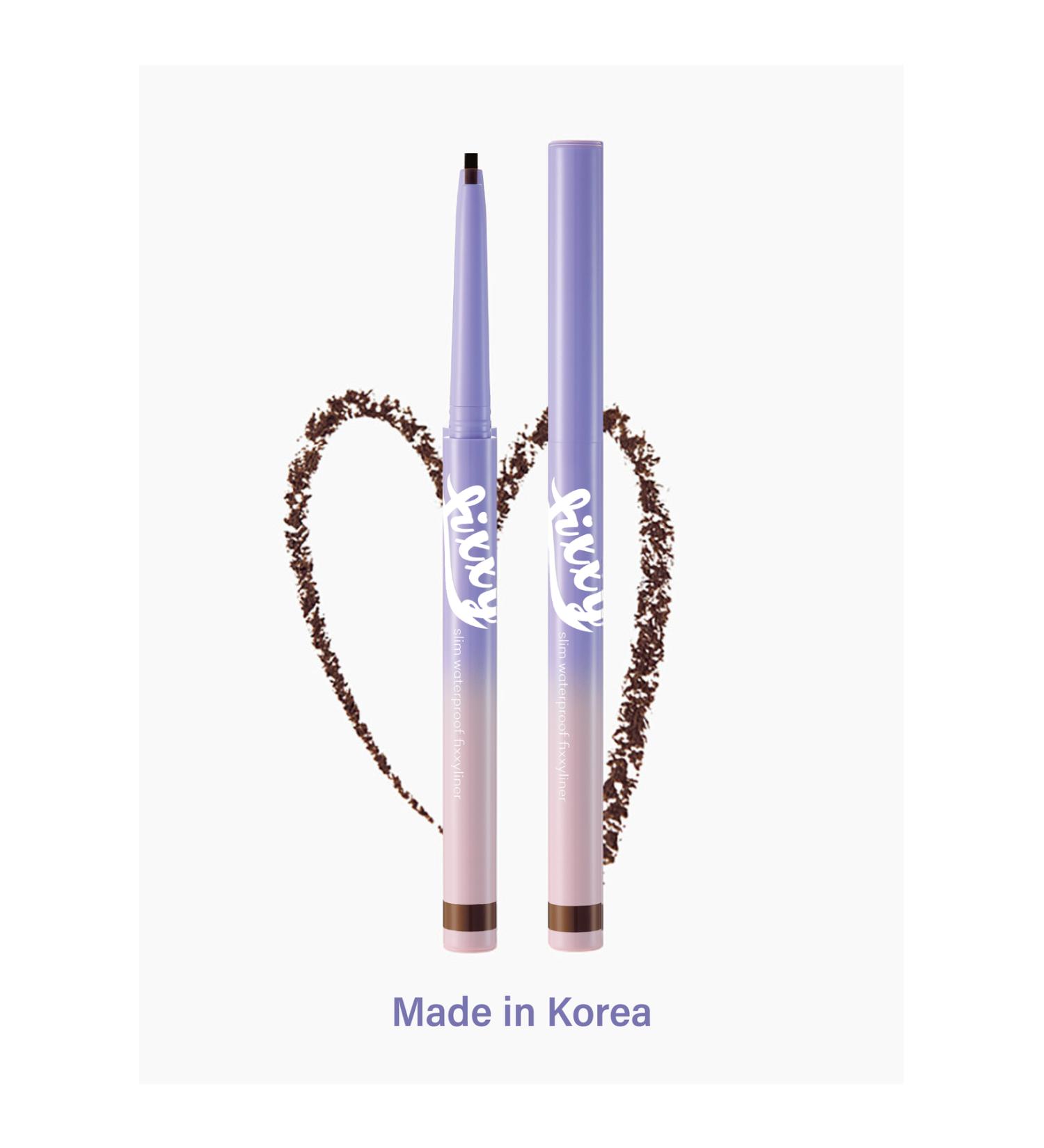 Peach C Slim Waterproof Fixxyliner 02 Deep Brown (Eyeliner) - Buy Online on GoSupps.com