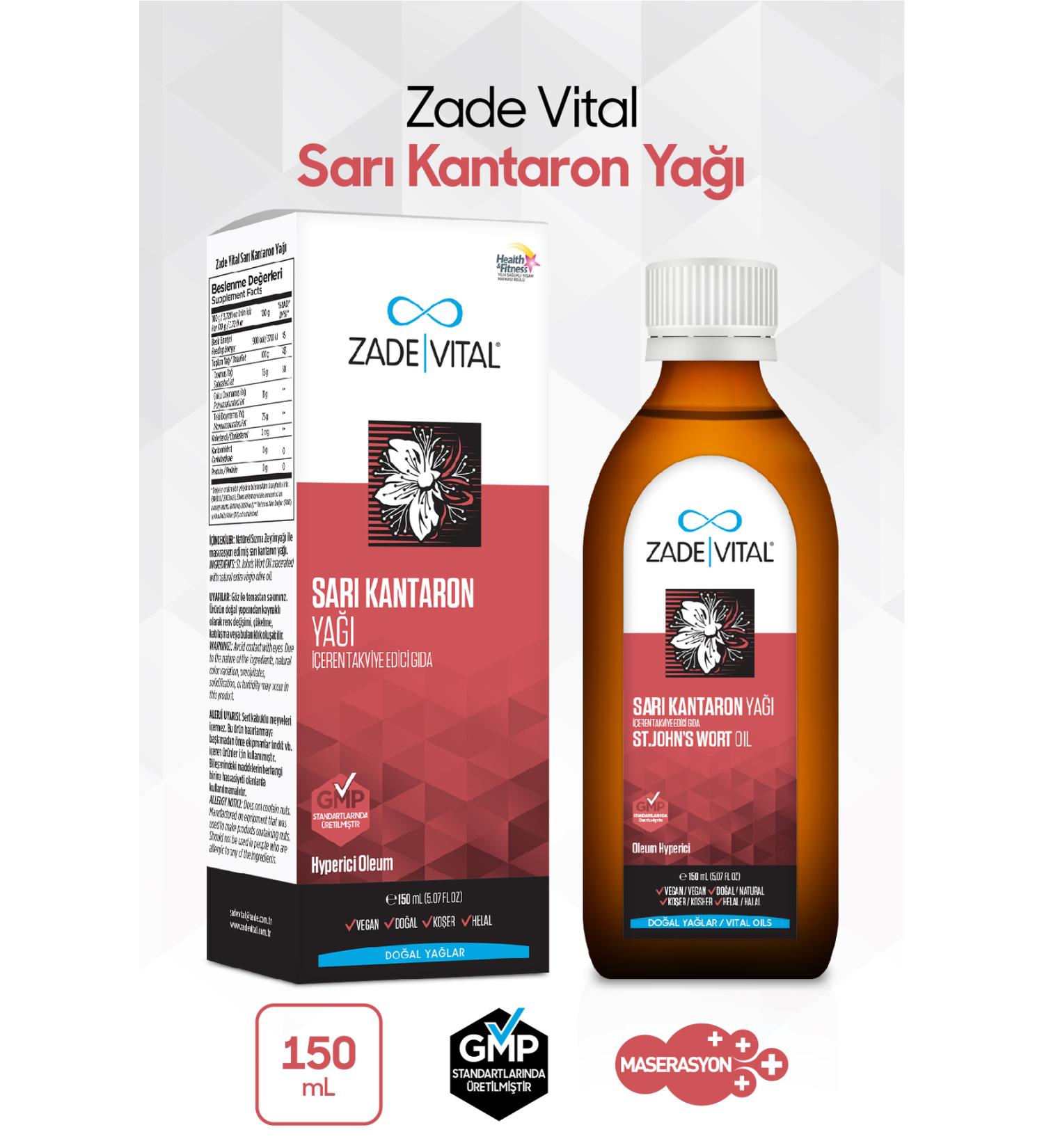 Zade Vital St. John's Wort Oil 150 Ml - Buy Online on GoSupps.com