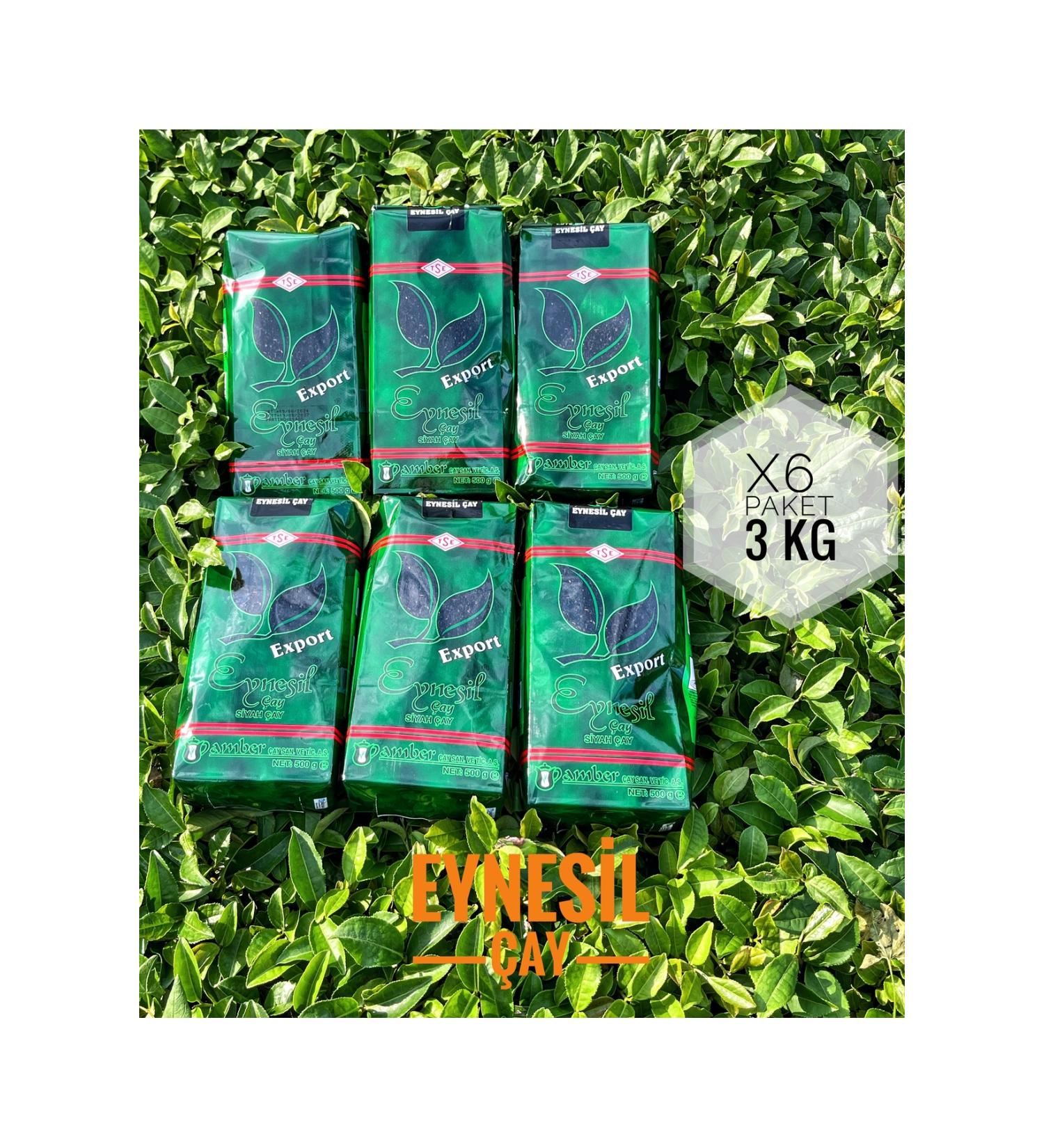 Amber Tea Eynesil Export Tea 500 gr X 6 Packs - Buy Online on GoSupps.com