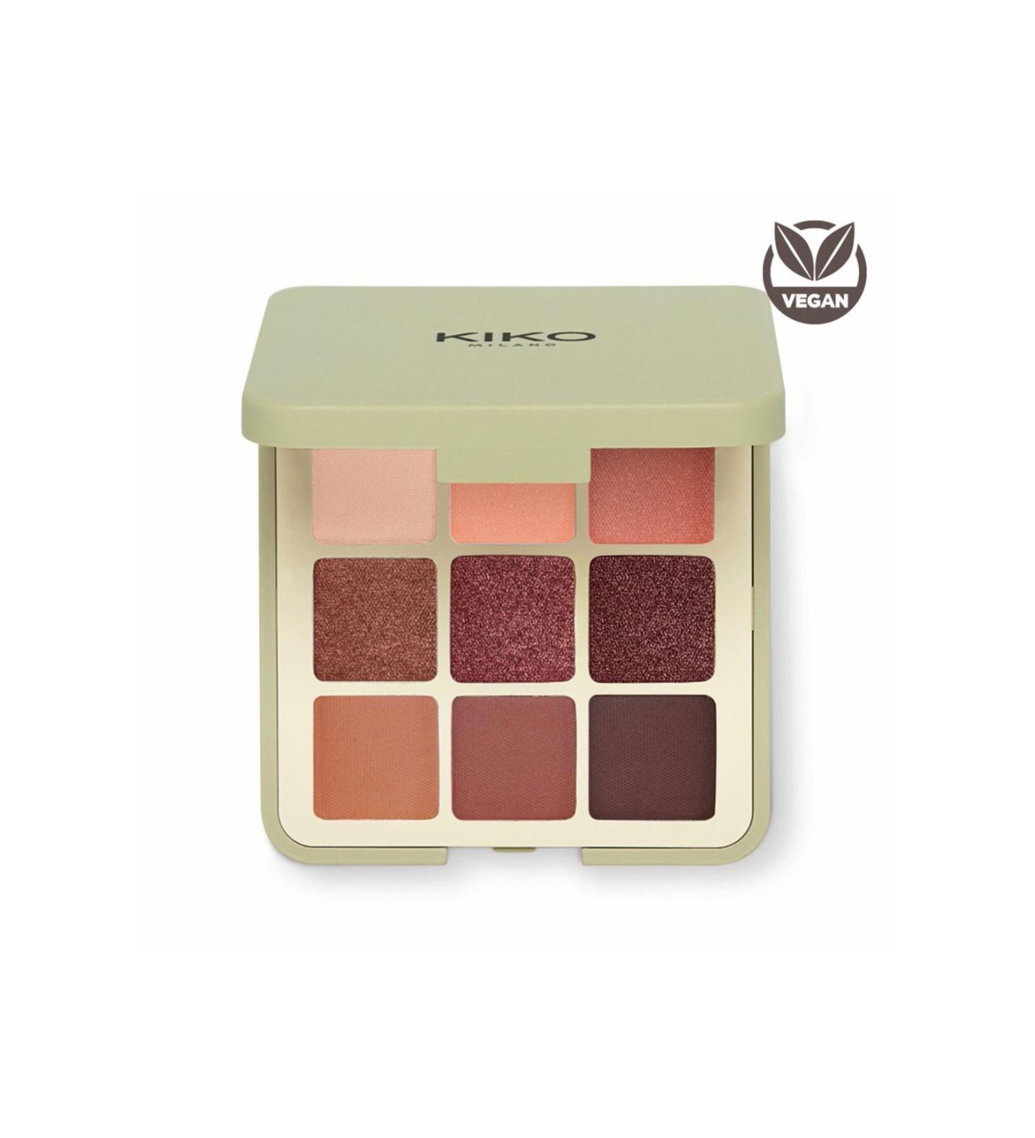 KIKO Long-Lasting Illuminating Shimmer Eyeshadow Palette - 102 Feisty Saffron Demb.633 - Buy Online on GoSupps.com