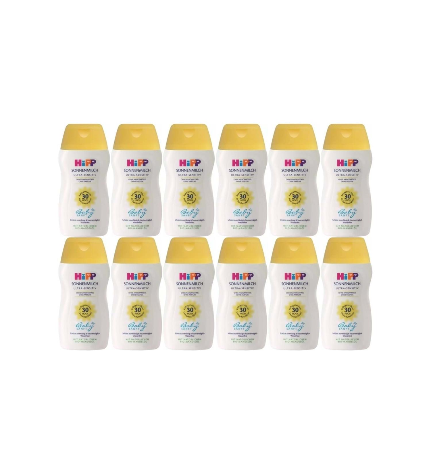 Hipp Babysanft Sun Cream - Face Sunscreen 30 Factor Ultra Sensitive 50ML (Set of 12)