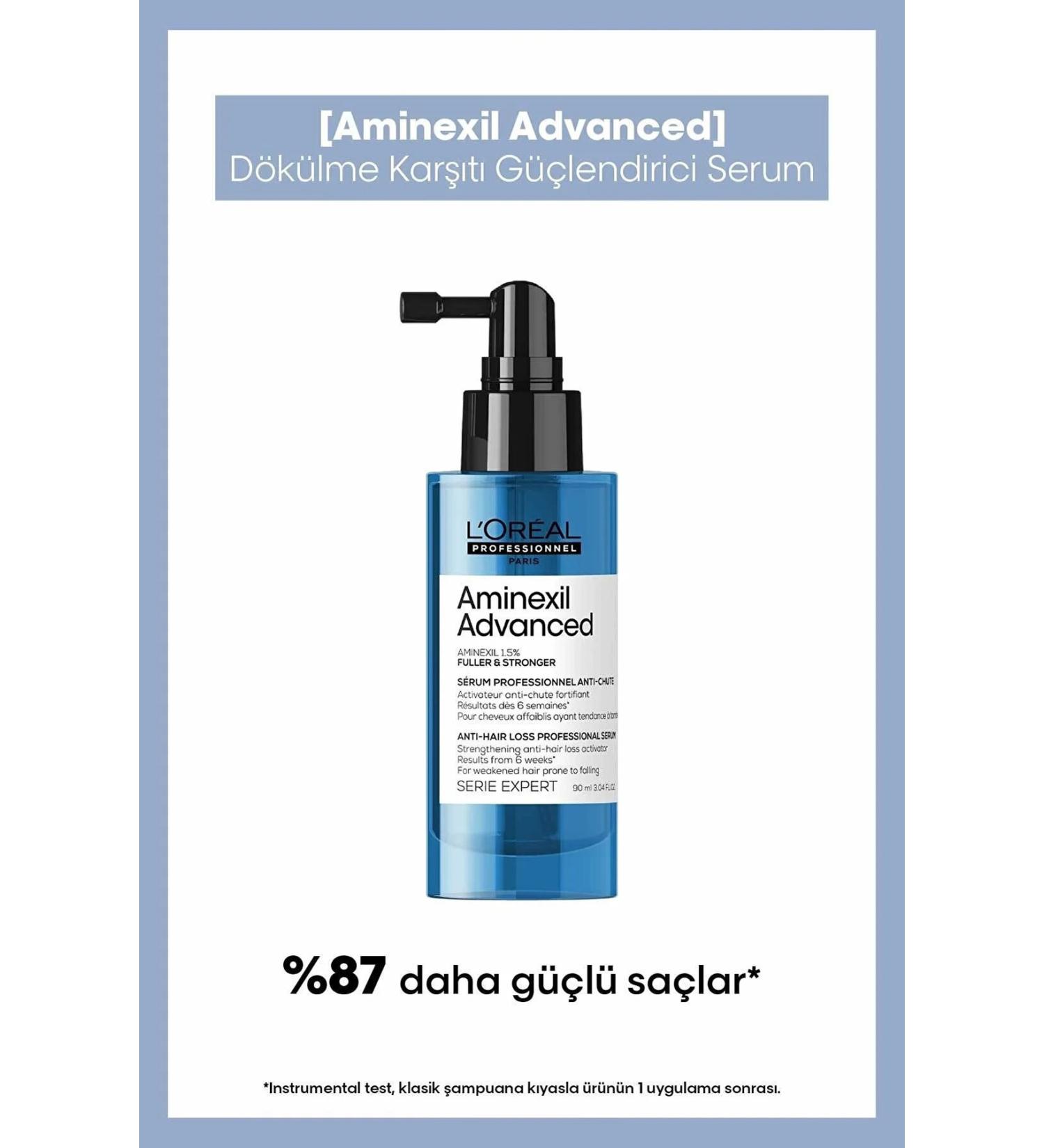 L'oreal Professionnel Aminexil Advanced-Hair Loss Prevention Serum 90ml ZEROLOPR1 - Buy Online on GoSupps.com
