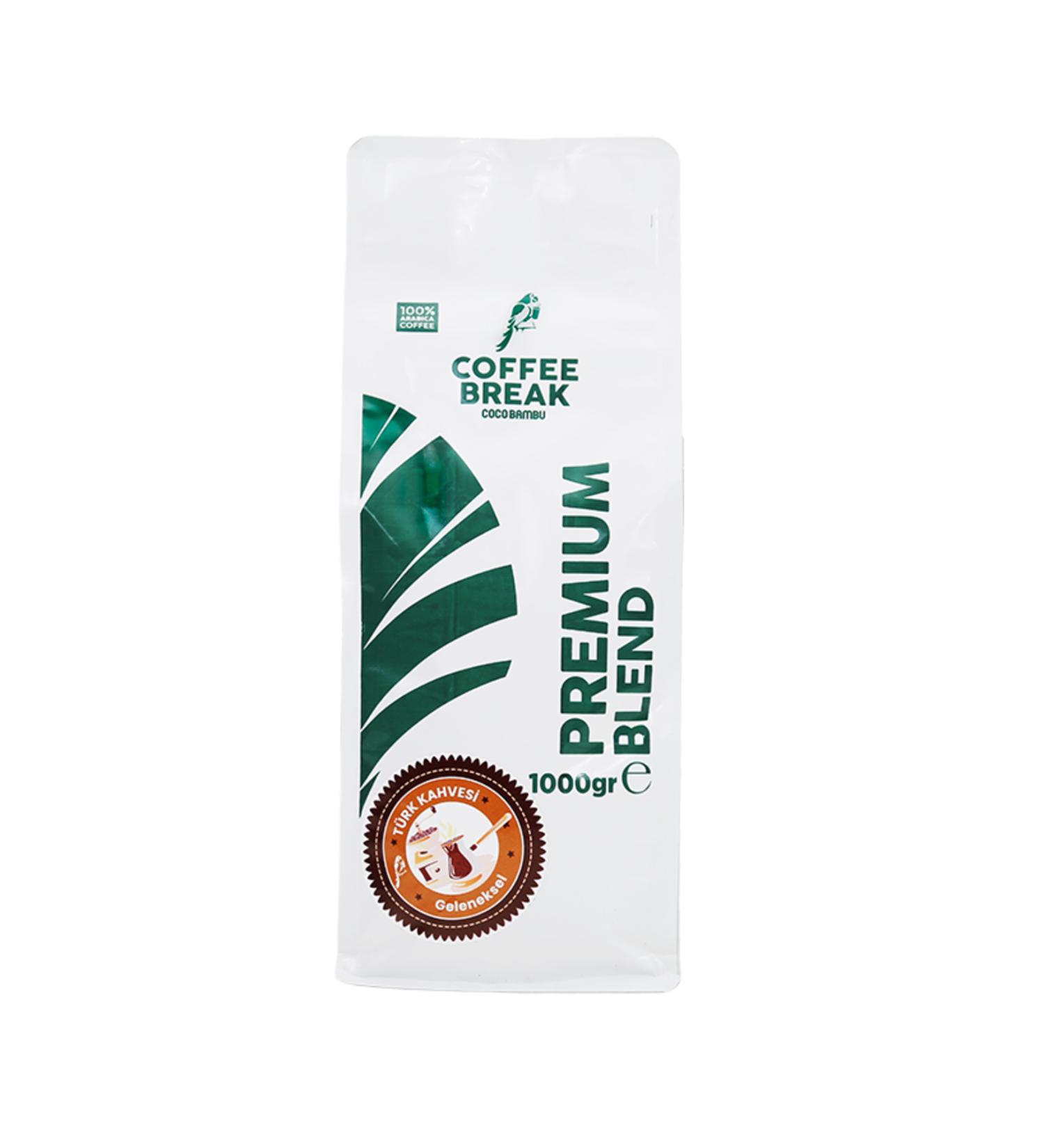 Coffee Break Coco Bamboo Traditional Turkish Coffee - 1000 gr - Buy Online on GoSupps.com