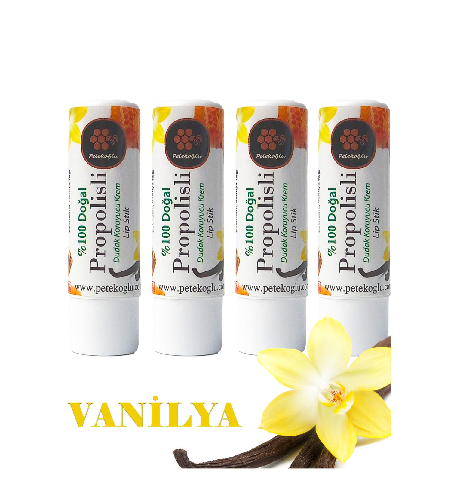 Peteko lu (4 Pieces) Propolis Honey Shea Coconut and Olive Oil Handmade Lip Balm - Buy Online on GoSupps.com