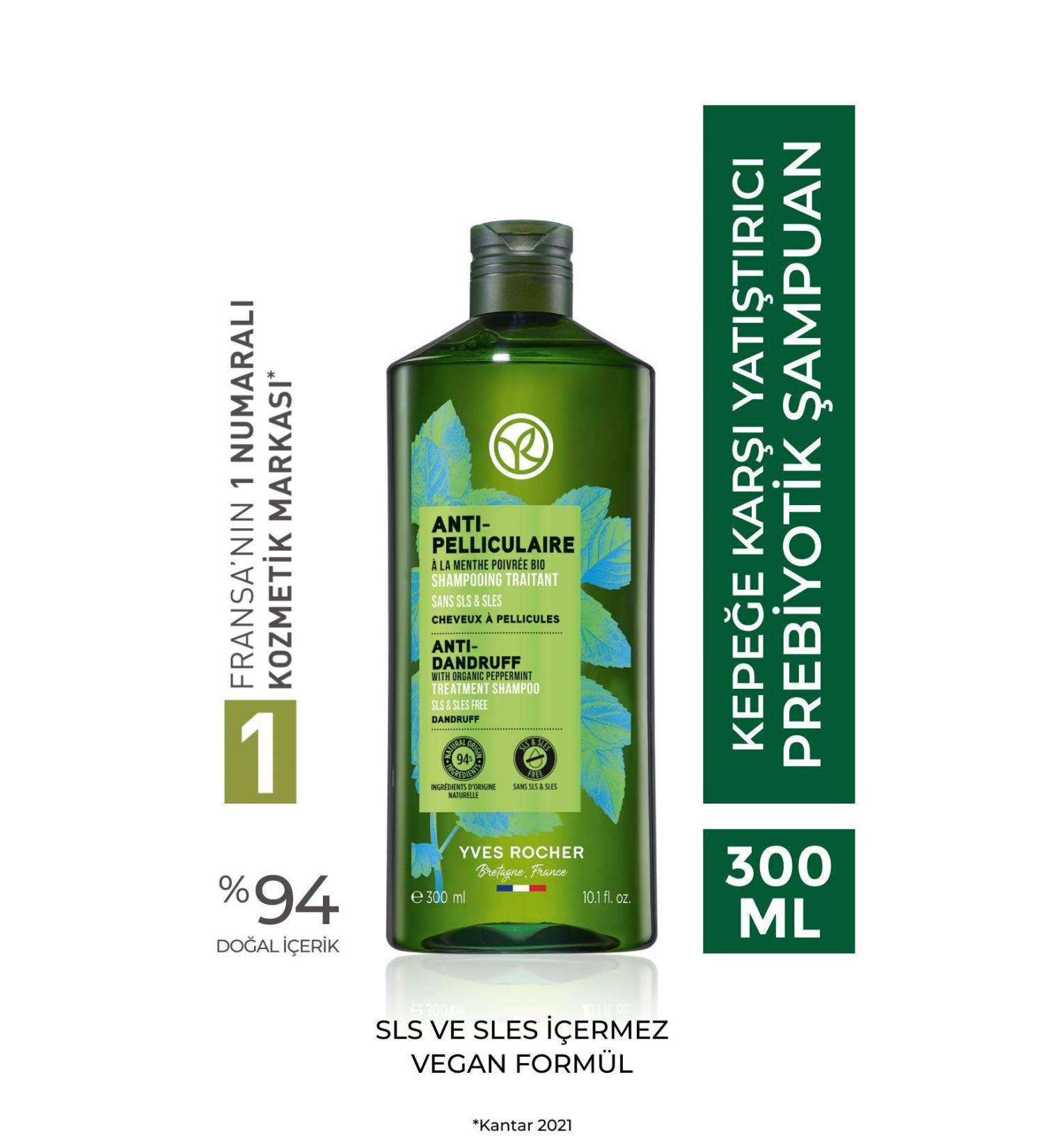 Yves Rocher Soothing Against Dandruff Salt-free Shampoo Prevents Formation of New Dandruff eleg.2797 - Buy Online on GoSupps.com