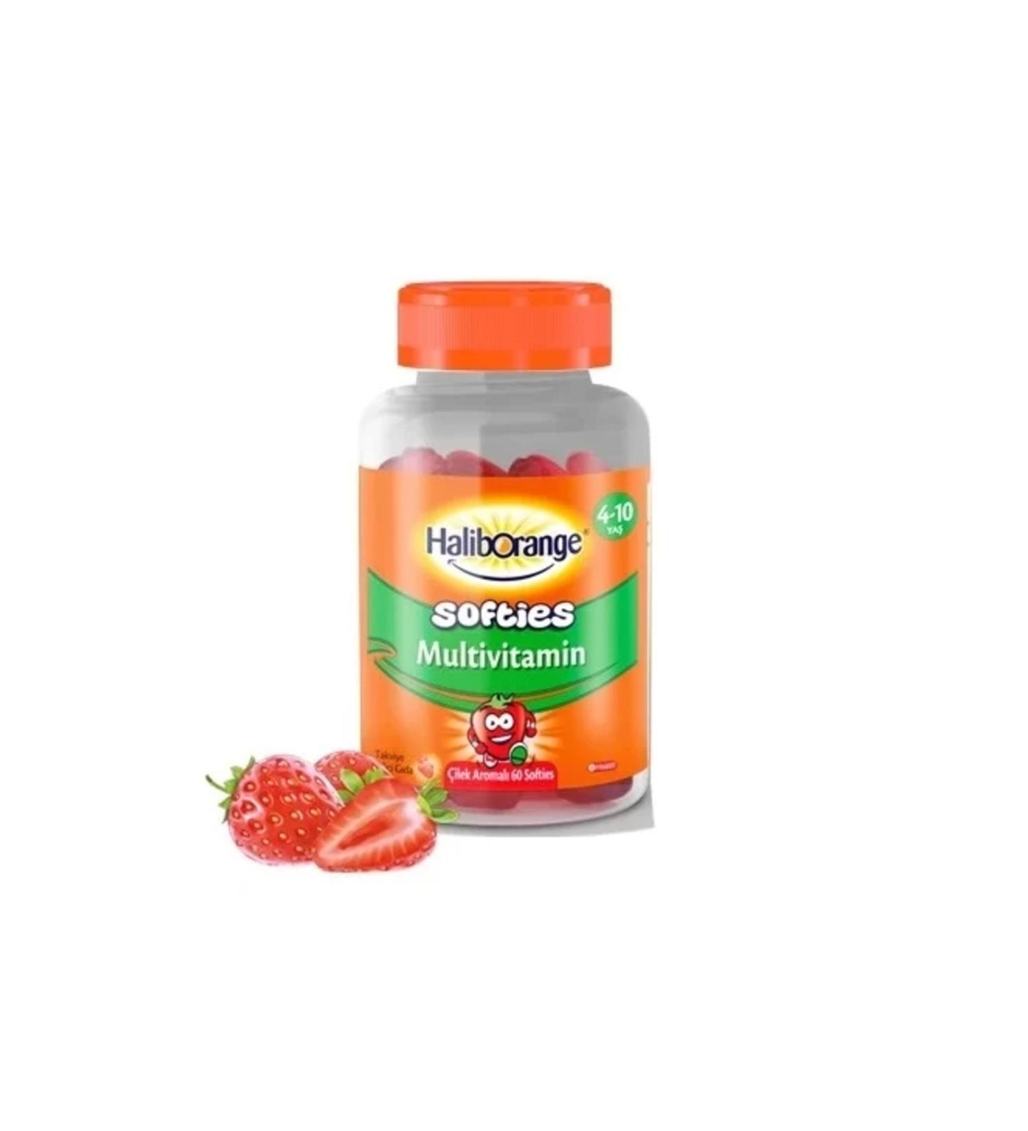 Haliborange Strawberry Flavored Multivitamin 60 Capsules