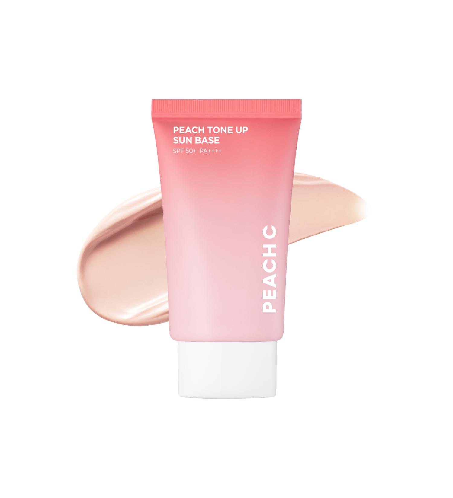 Peach C Tone Equalizing Brightening Sun Cream Tone Up Sun Base SPF50+ PA++++ 50ml - Buy Online on GoSupps.com