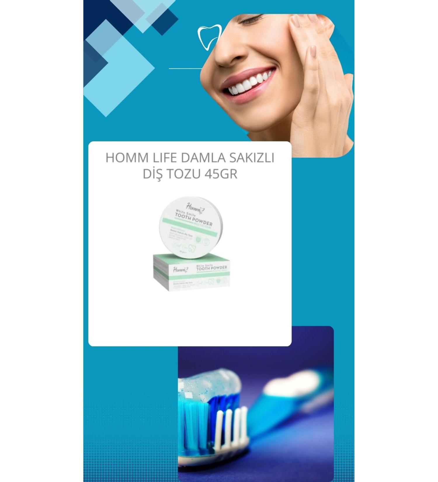 Homm Herbal Mastic Tooth Powder Homm Herbal 45 gr