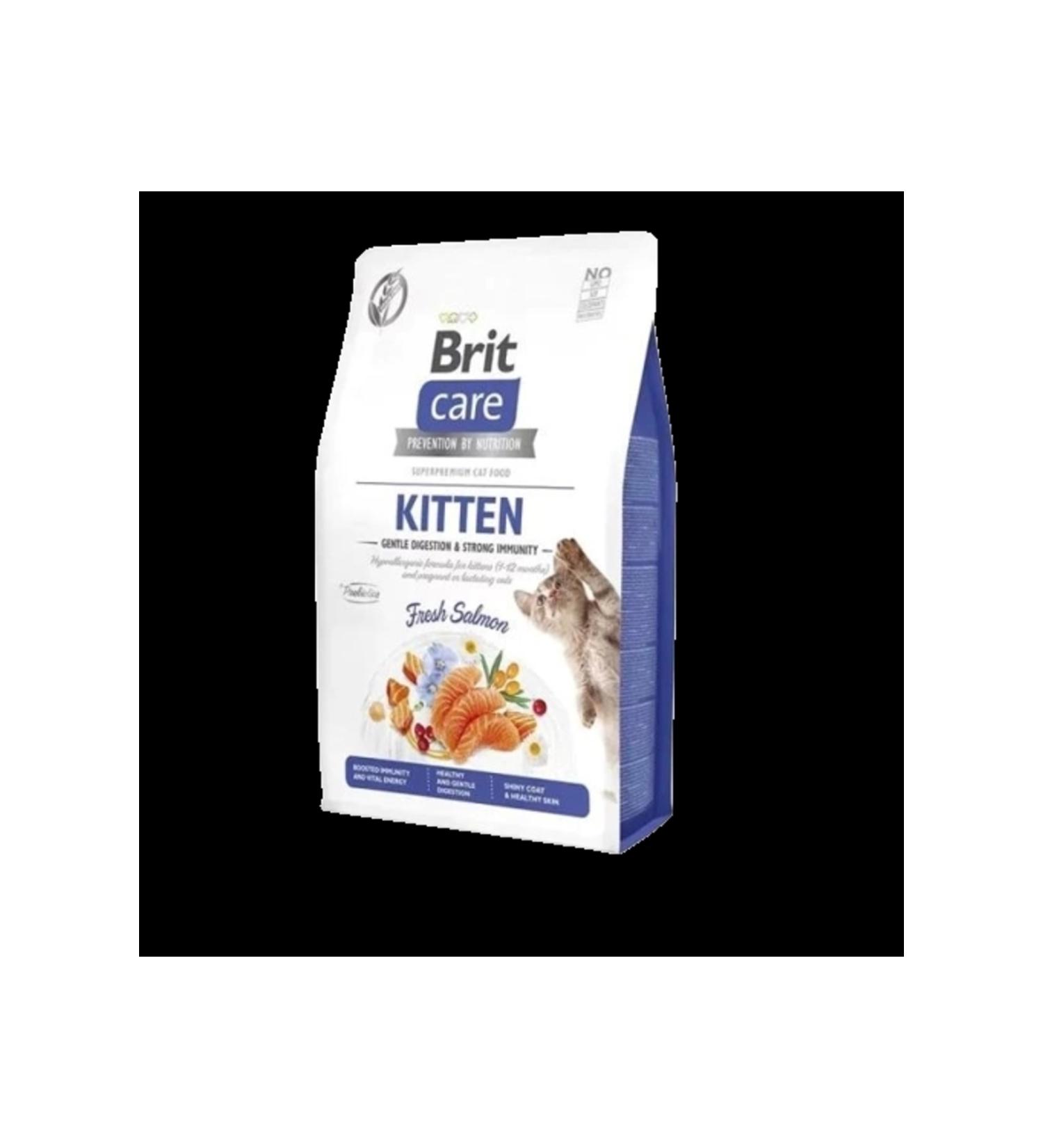 Brit Care Gentle Digestion & Strong Immunity Grain-Free Salmon Kitten Food 2 Kg
