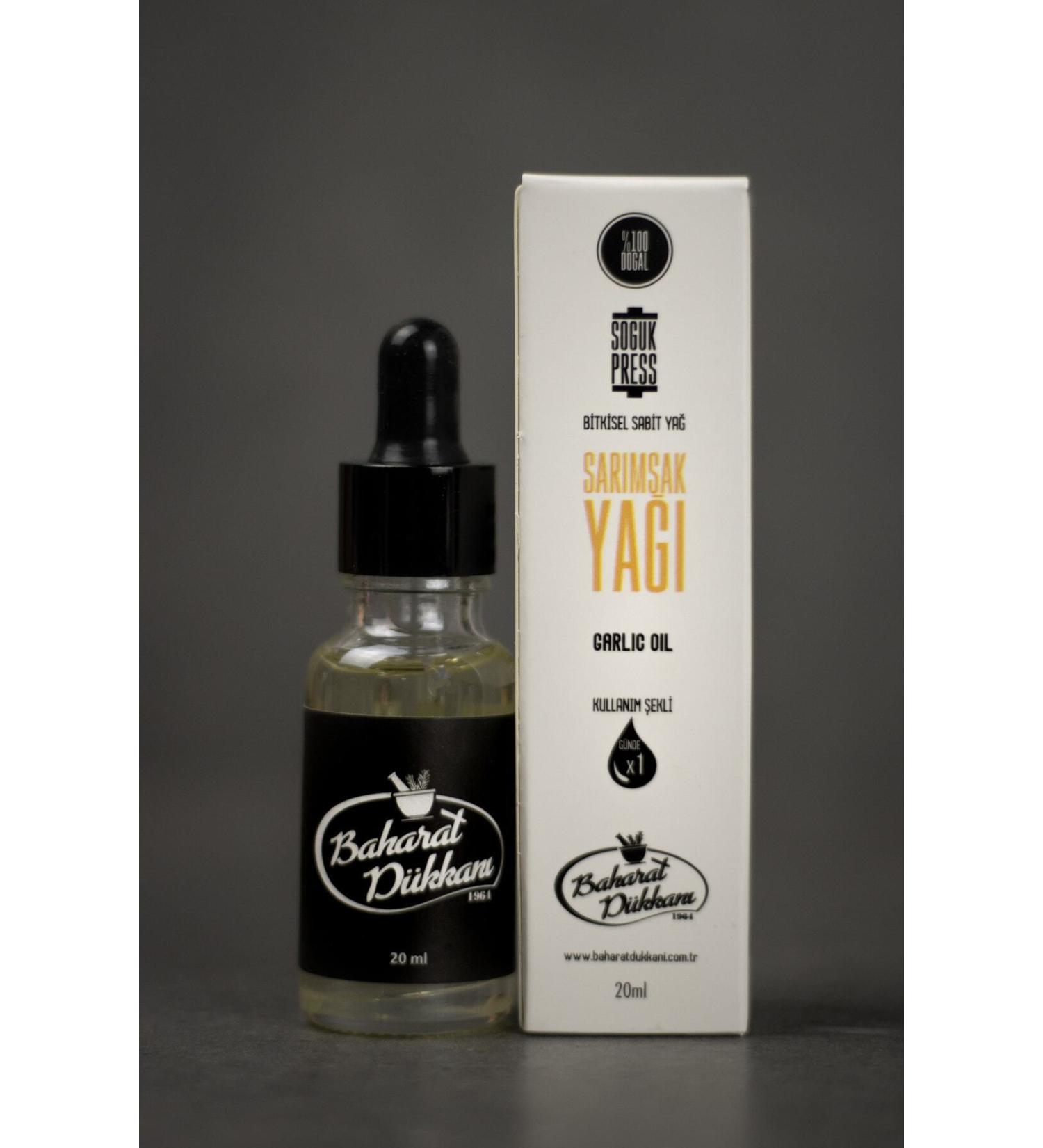 Spice Shop Garlic Oil 20ml - 0 Pure Cold Pressed