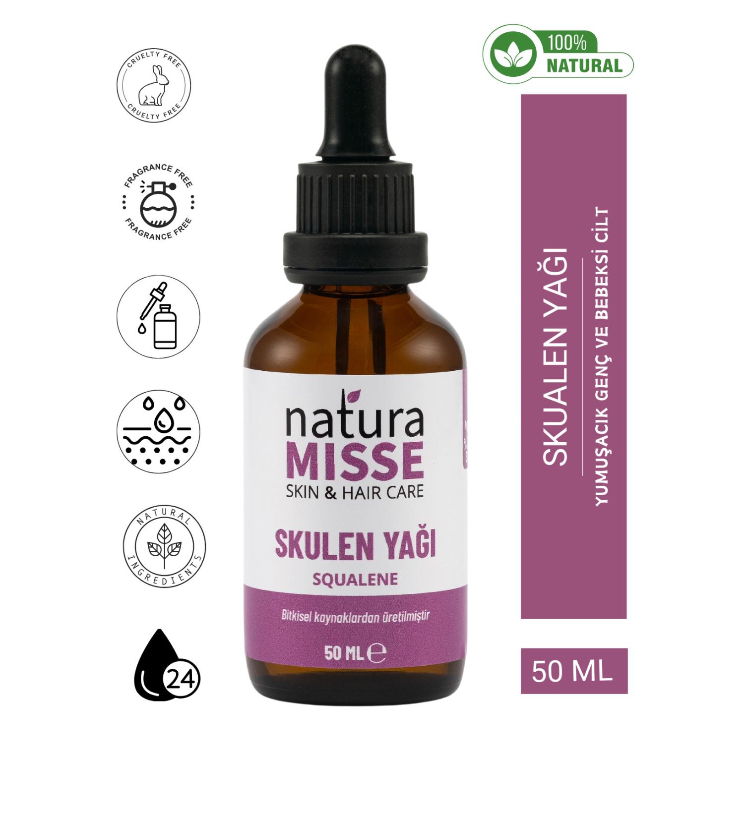 naturamisse Squalene Oil 50 ml Antiaging Effect Anti-Wrinkle Serum Moisturizing Squalene - Buy Online on GoSupps.com