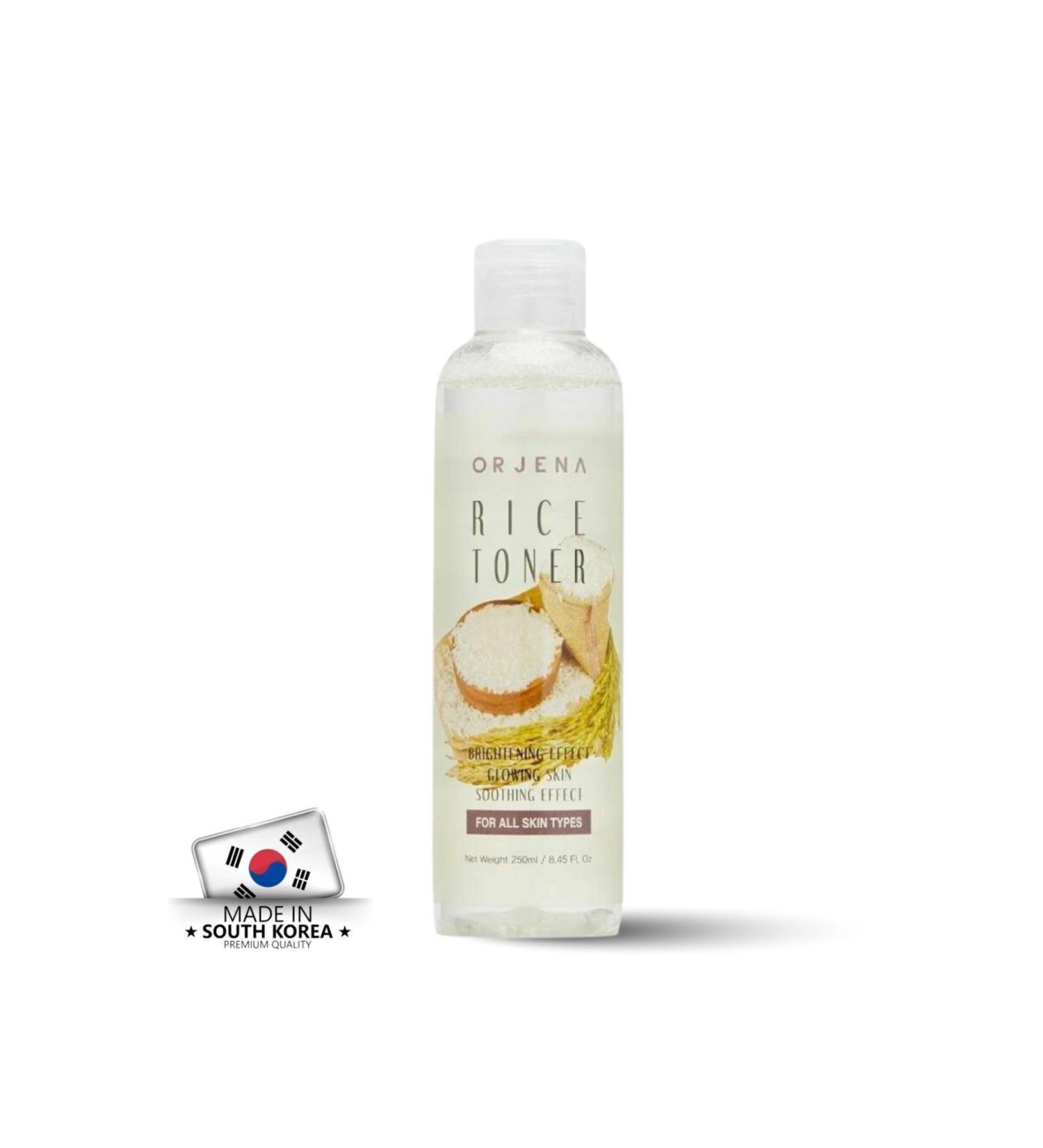 Orjena Rice Toner Rice Extract Tone Equalizing Brightening Toner 250ml - Buy Online on GoSupps.com