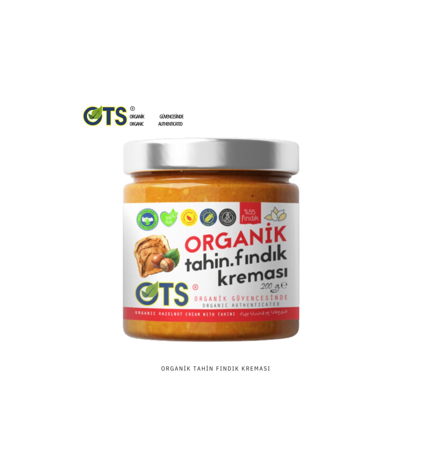 OTS Organic Tahini Hazelnut Cream - Buy Online on GoSupps.com
