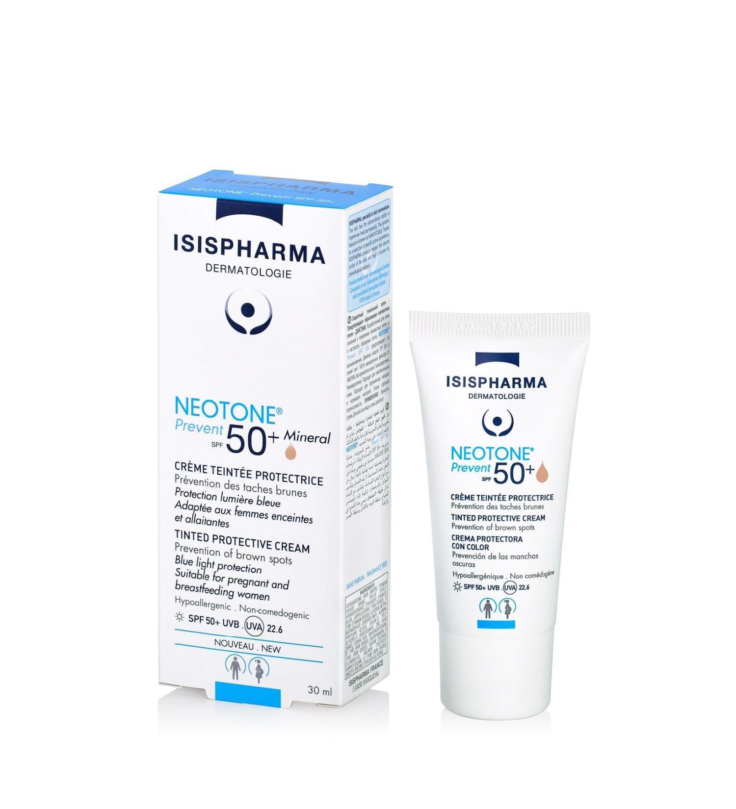 ISIS PHARMA Neotone Prevent Spf50+ Mineral Tinted Cream 30ml