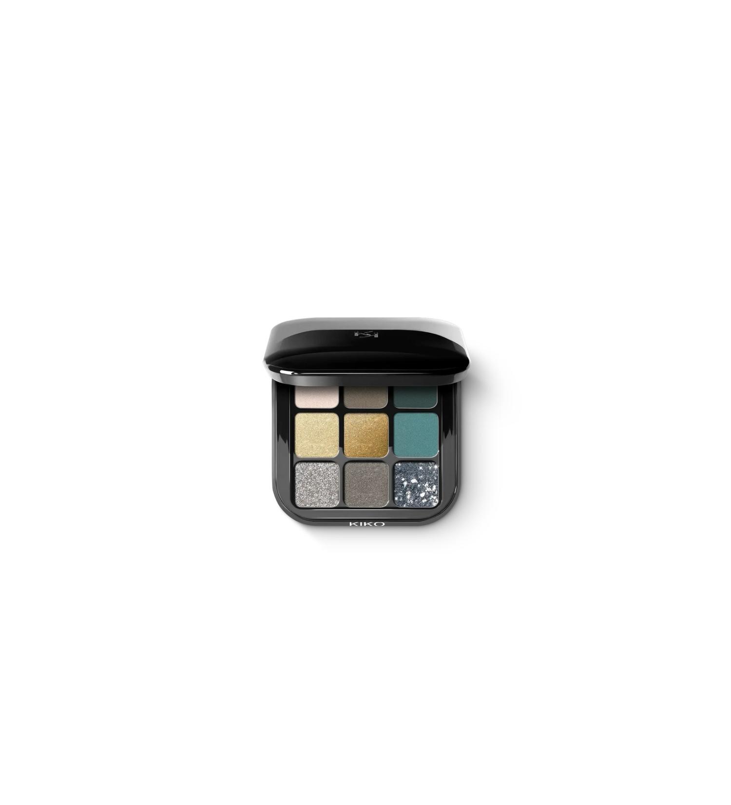 KIKO New Glamour Multi Finish Eyeshadow - Matte & Shimmer & Metallic Finish Intensely Pigmented Eyeshadow Palette 2.5GR - Buy Online on GoSupps.com