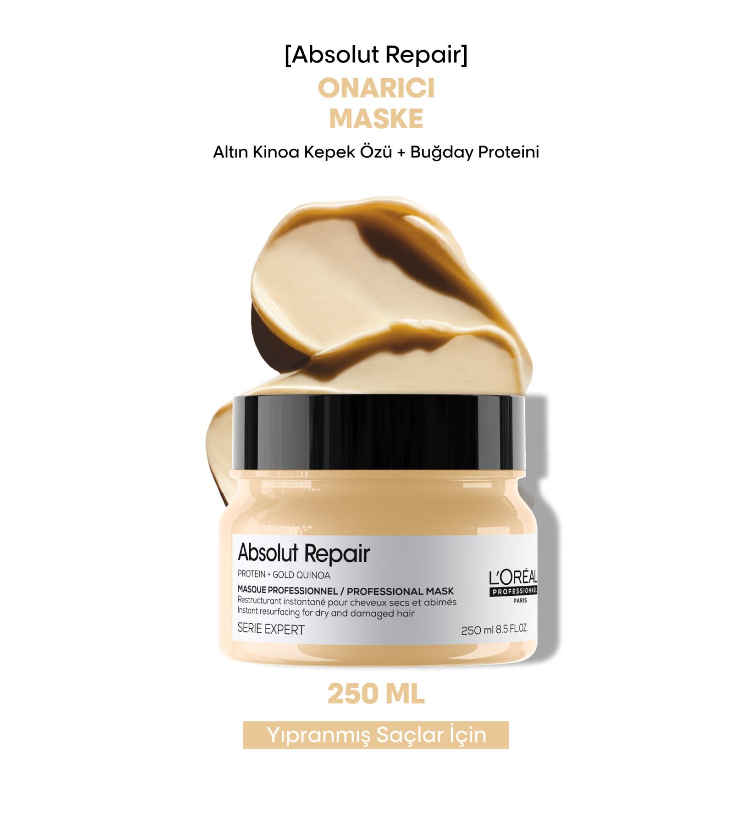 L'oreal Professionnel Serie Expert Absolut Repair Repair Mask for Damaged Hair 250ml - Buy Online on GoSupps.com