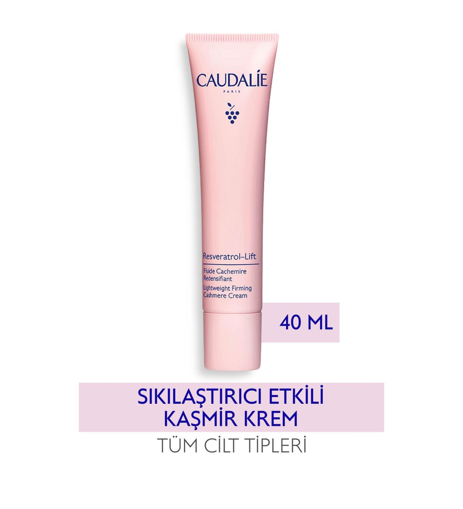 Caudalie Resveratrol-lift Firming Effect Light Texture Cashmere Care Cream 40 ml