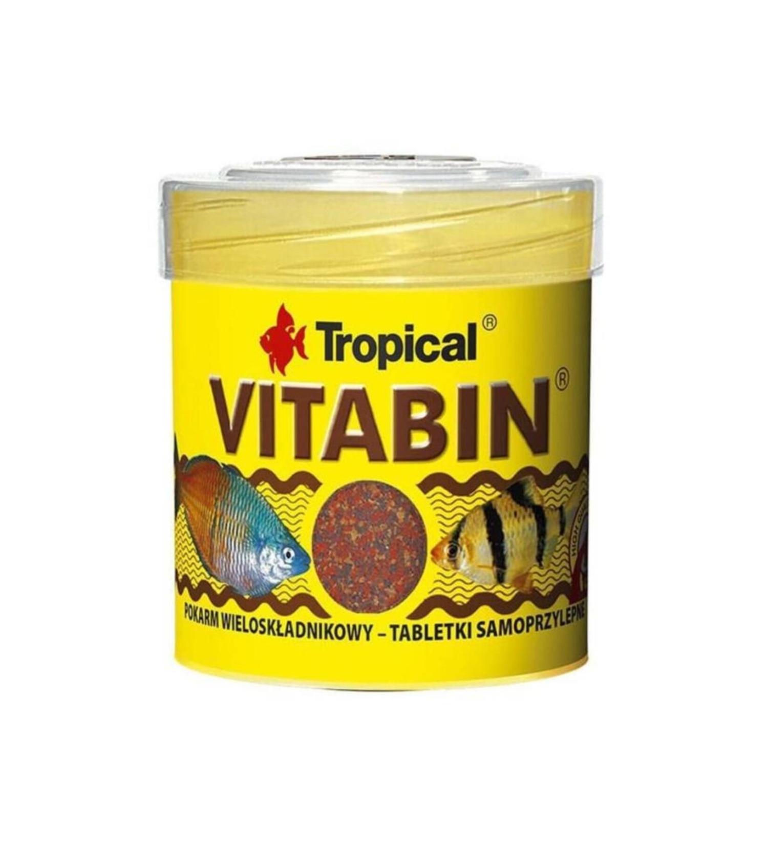 Tropical Vitabin Sticky Mixed Tablet Fish Food 50 ml 36 gr - 20612 - Petshopundan