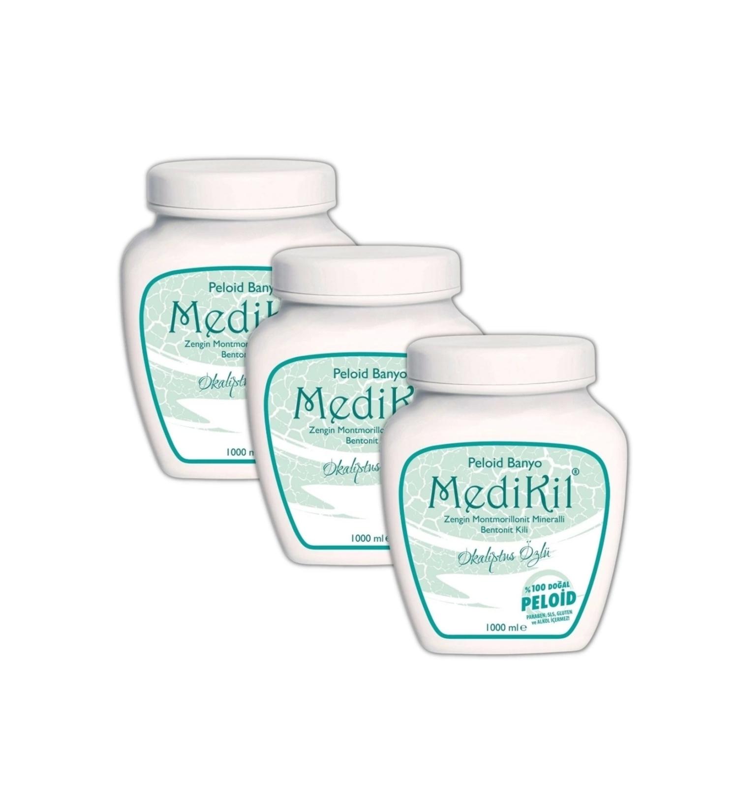 Medikil Peloid Foot and Bath Therapy Eucalyptus Extract 1000 Ml X 3 Pieces