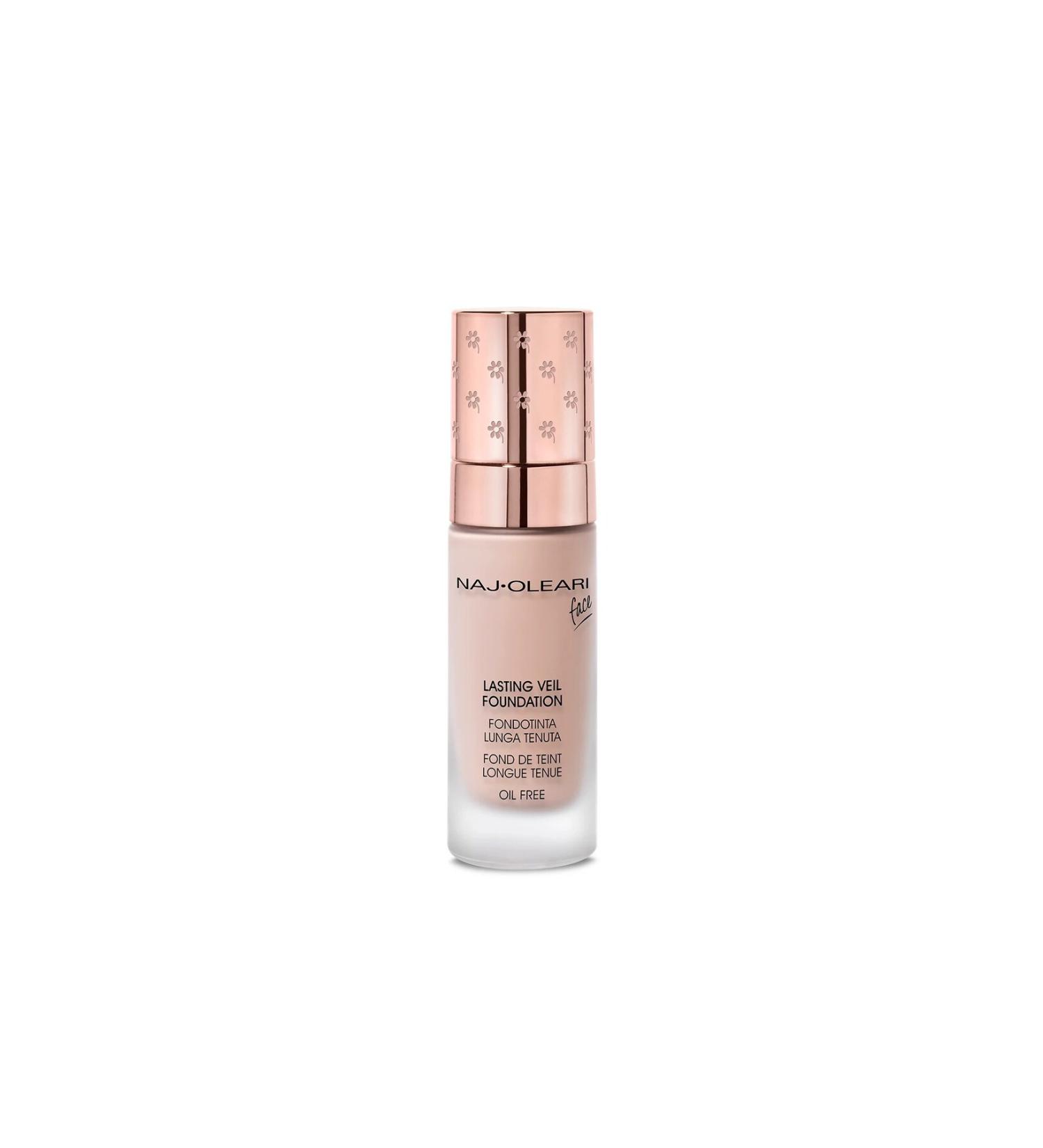 Naj Oleari Long-Lasting Liquid Foundation - Lasting Veil Foundation Natural Rose