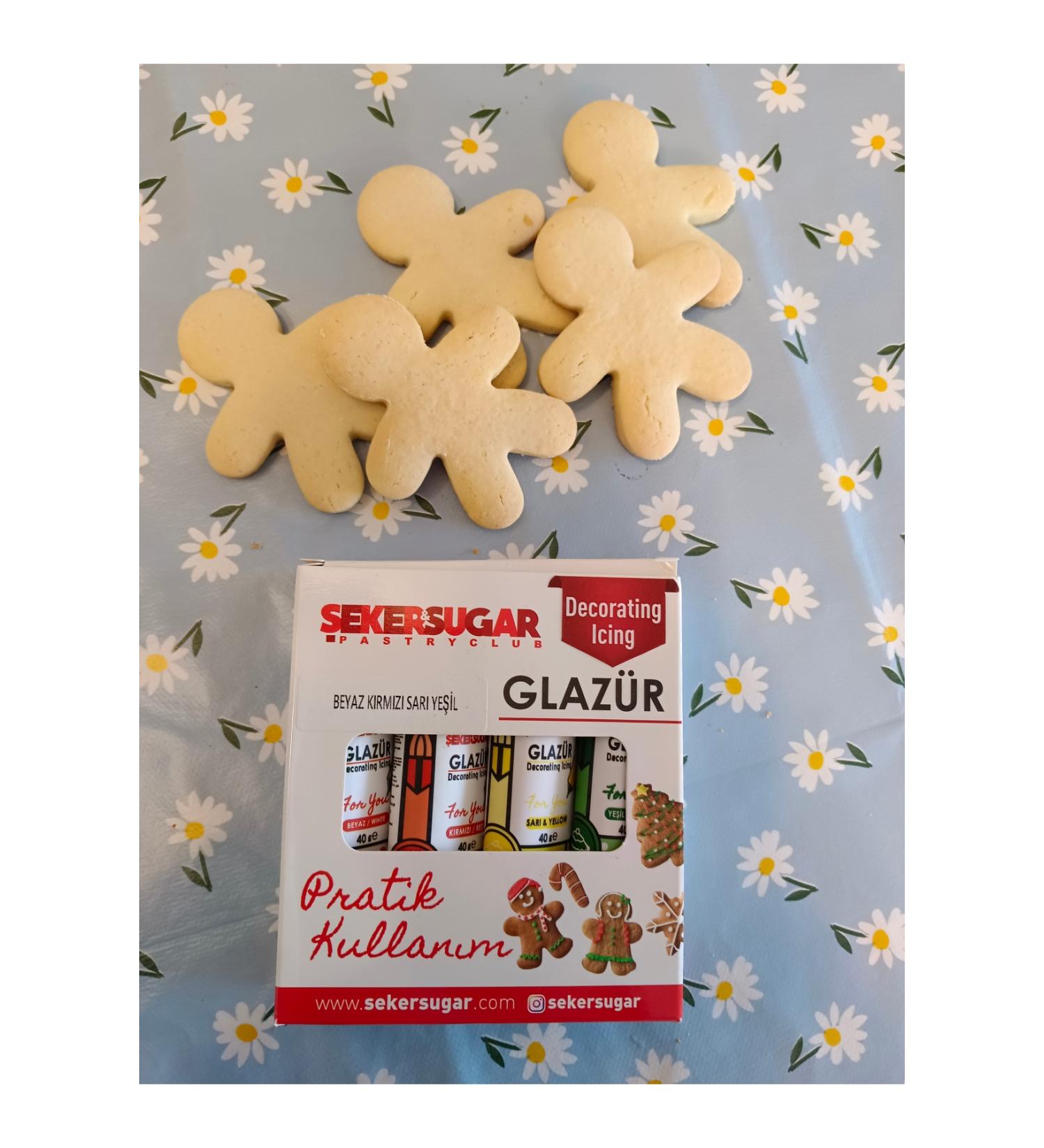 Cookie'S Cookie man and 4-piece decoration glaze - Buy Online on GoSupps.com