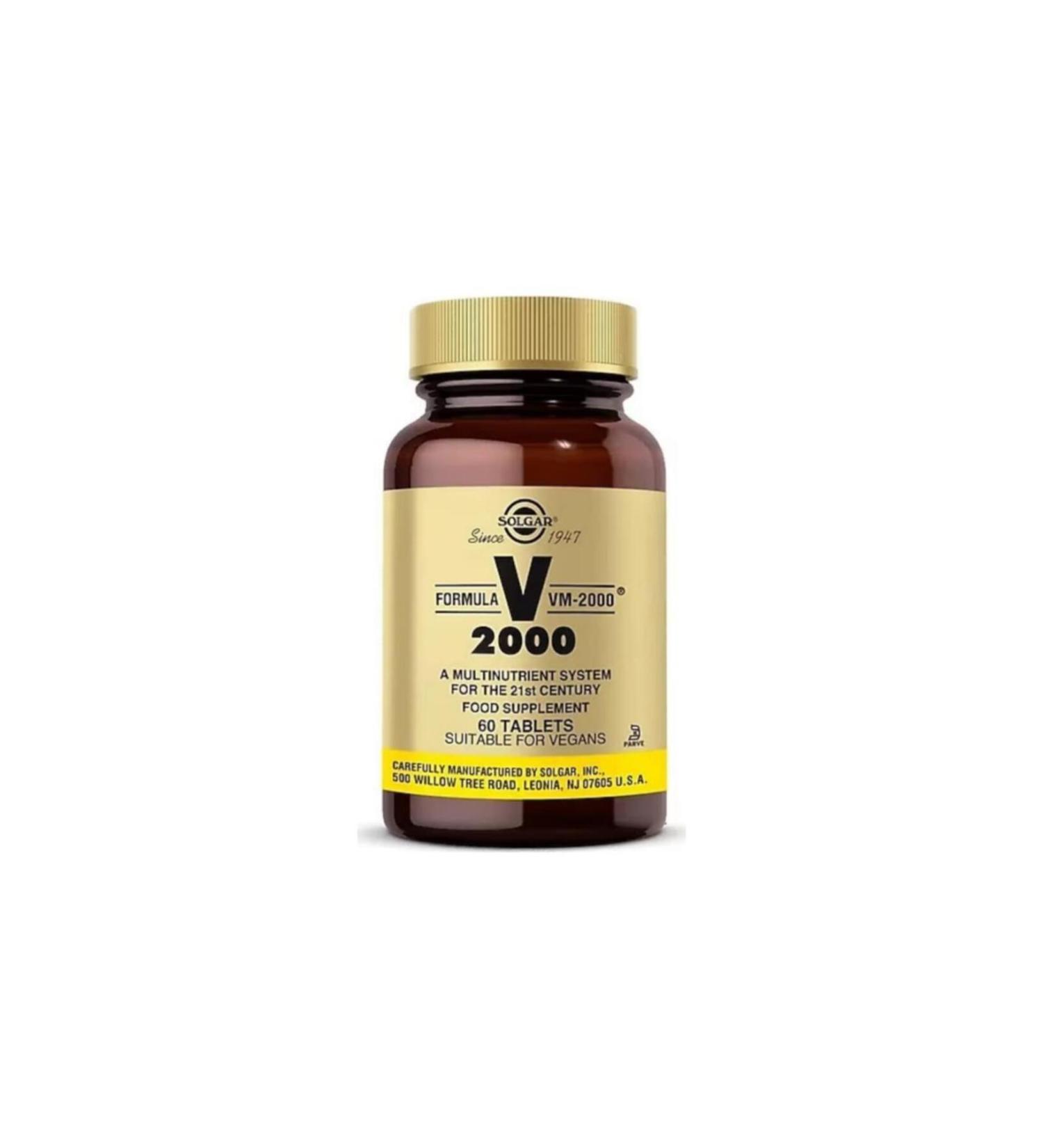 Solgar Vm-2000 Multivitamin Mineral 60 Veg Tablet