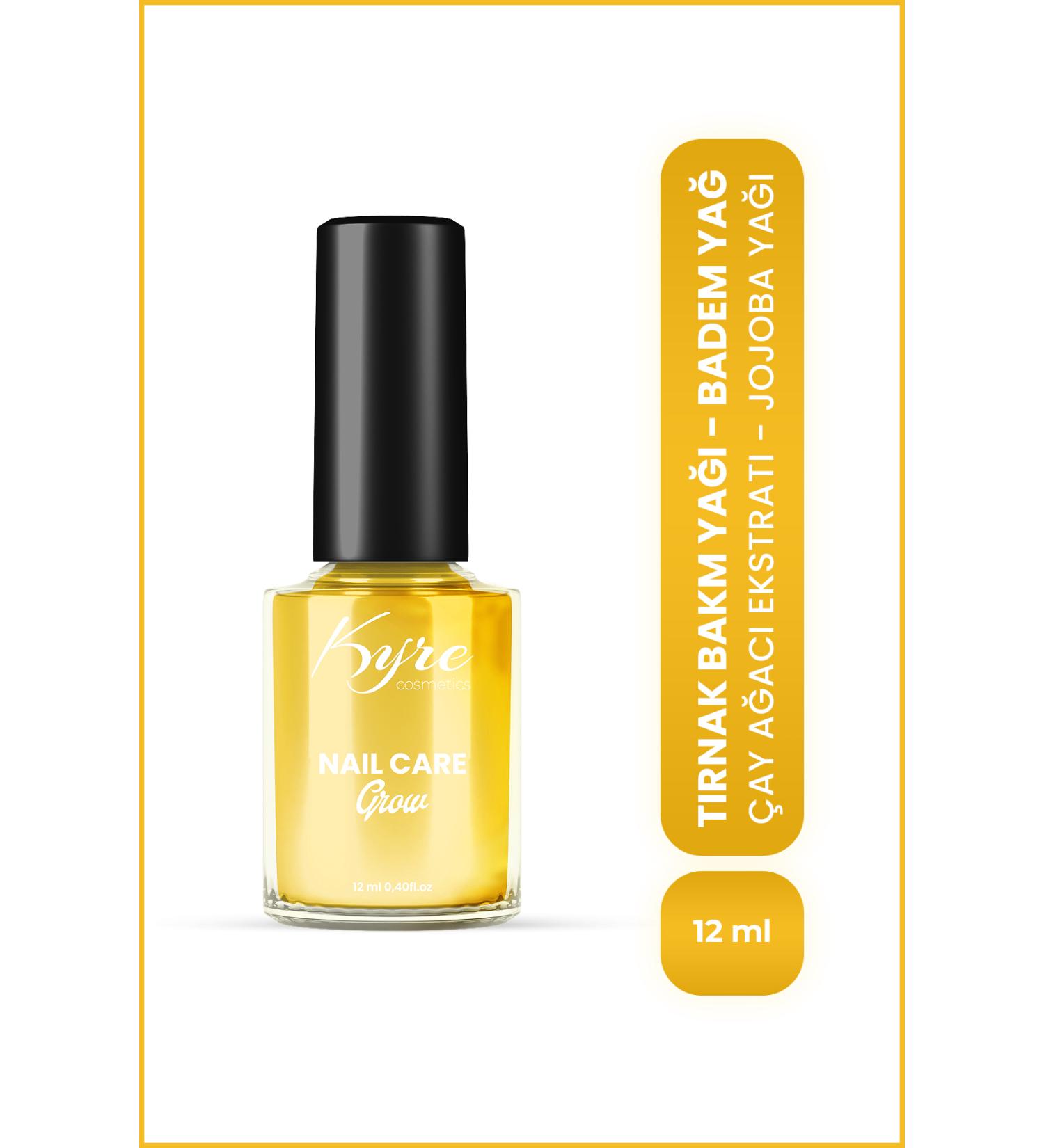 Kyre Nail Care Oil - Almond Oil | Tea Tree Extract | Jojoba Oil - 12 ML - Buy Online on GoSupps.com
