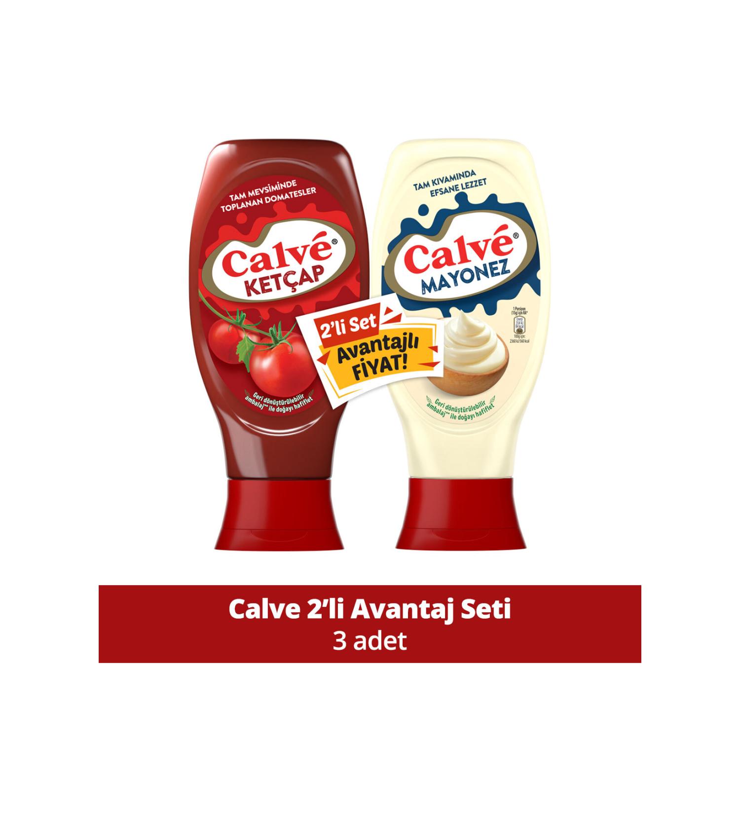Calve Ketchup Mayonnaise Medium Set 810g x3 - Buy Online on GoSupps.com