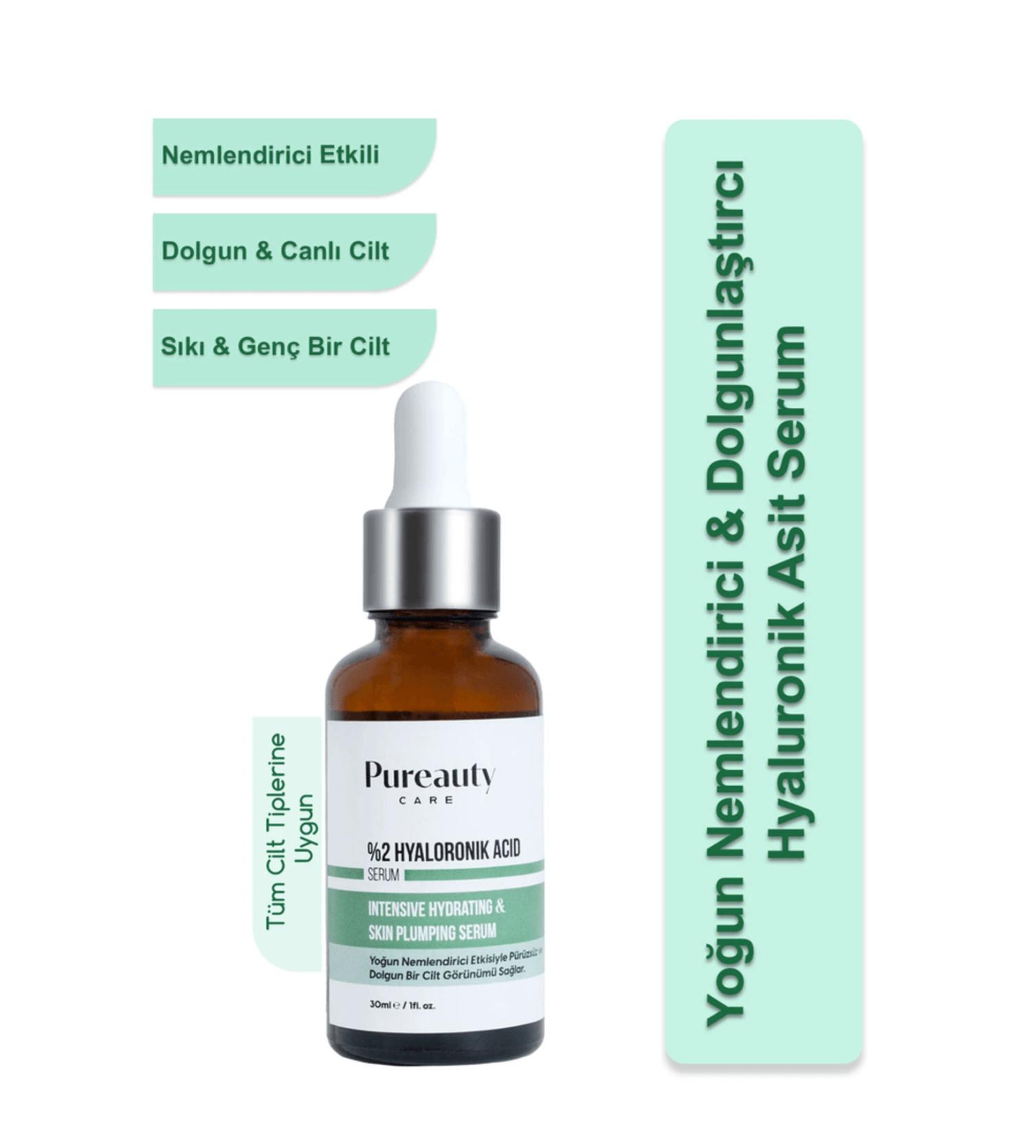 Popilero 2% Hyaluronic Acid Moisturizing Plumping Revitalizing Skin Serum