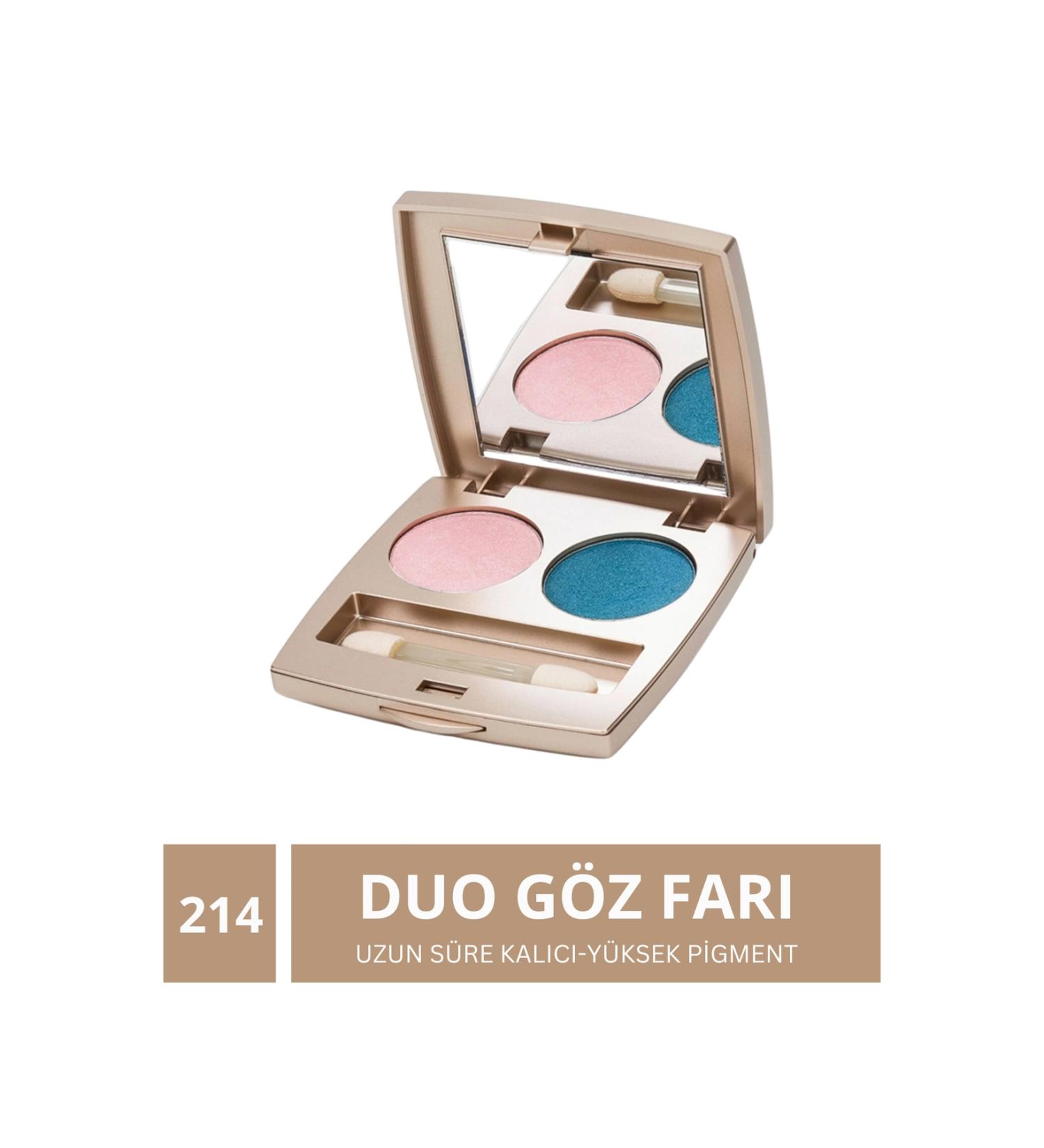 KAJAL Eyeshadow Duo - Shimmer Duo Eyeshadow - No: 214 - Buy Online on GoSupps.com